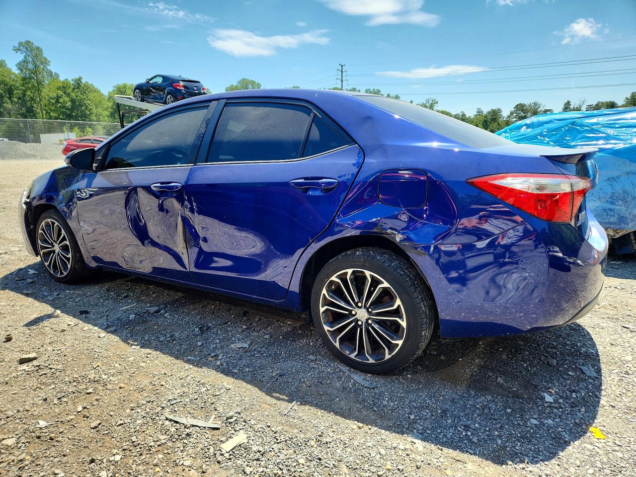 2015 Toyota Corolla S Plus Blue vin: 2T1BURHE1FC471526