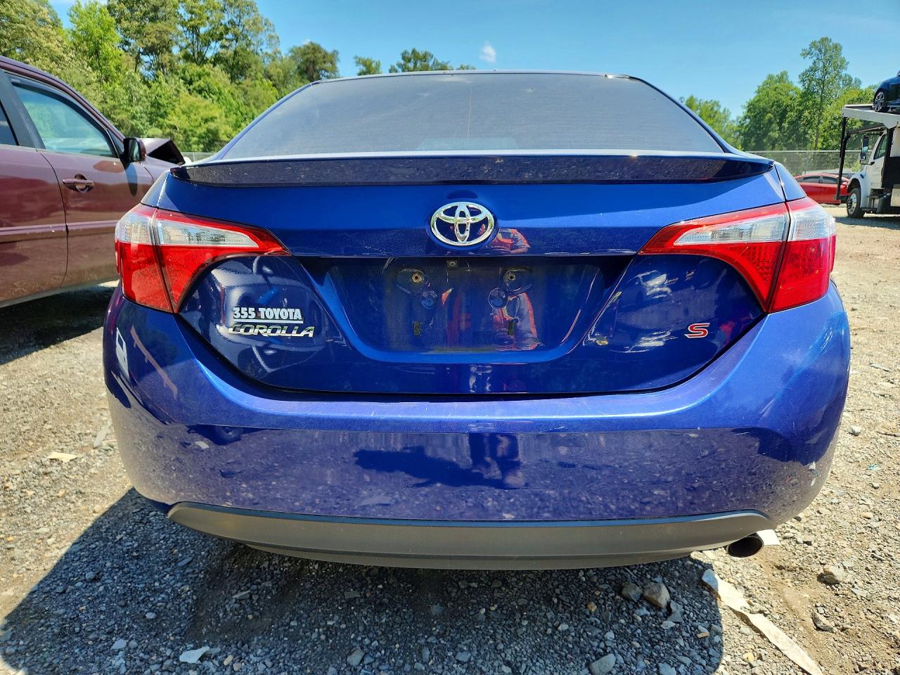 2015 Toyota Corolla S Plus Blue vin: 2T1BURHE1FC471526