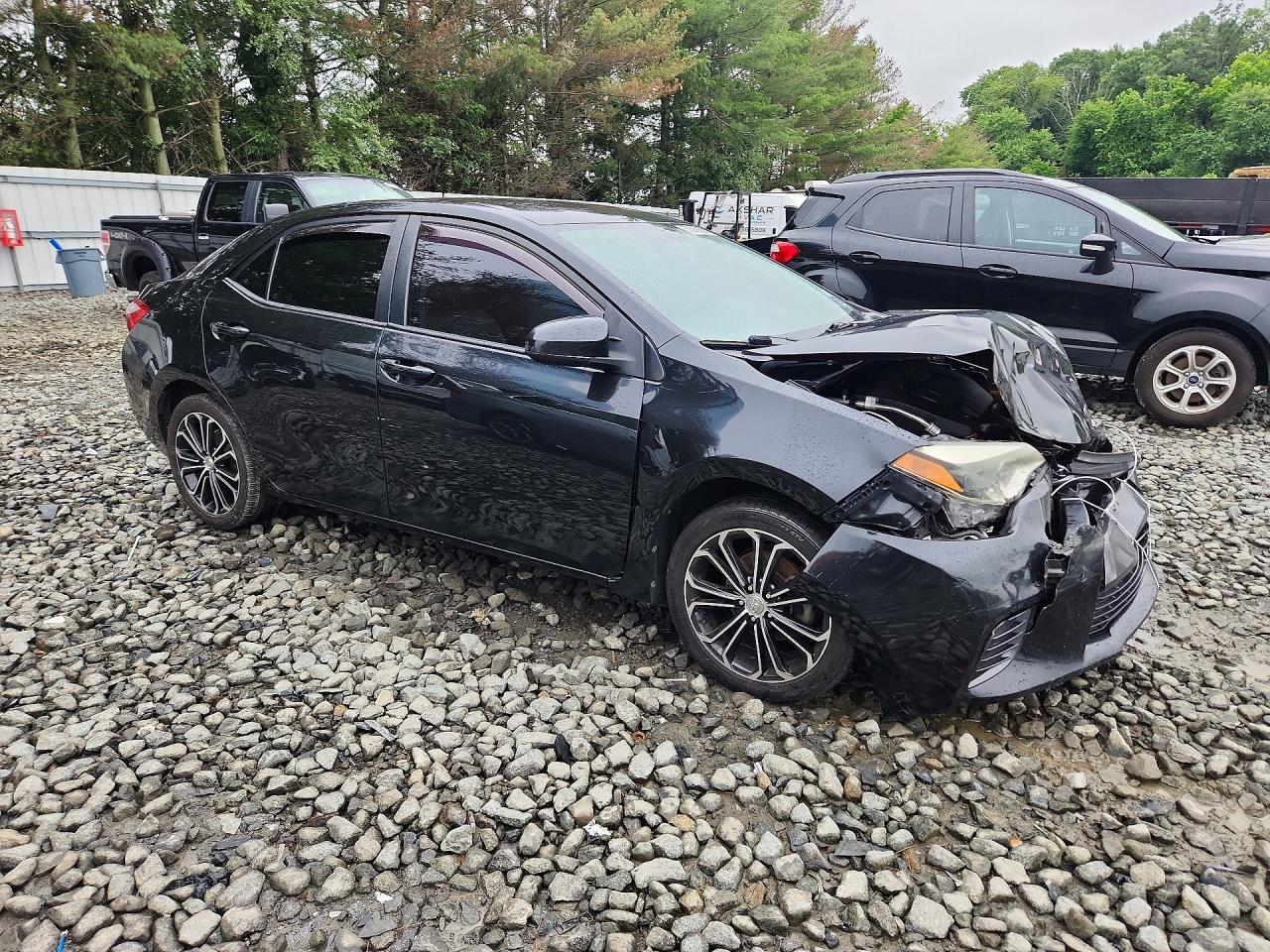 2015 Toyota Corolla Le Black vin: 2T1BURHE1FC478928