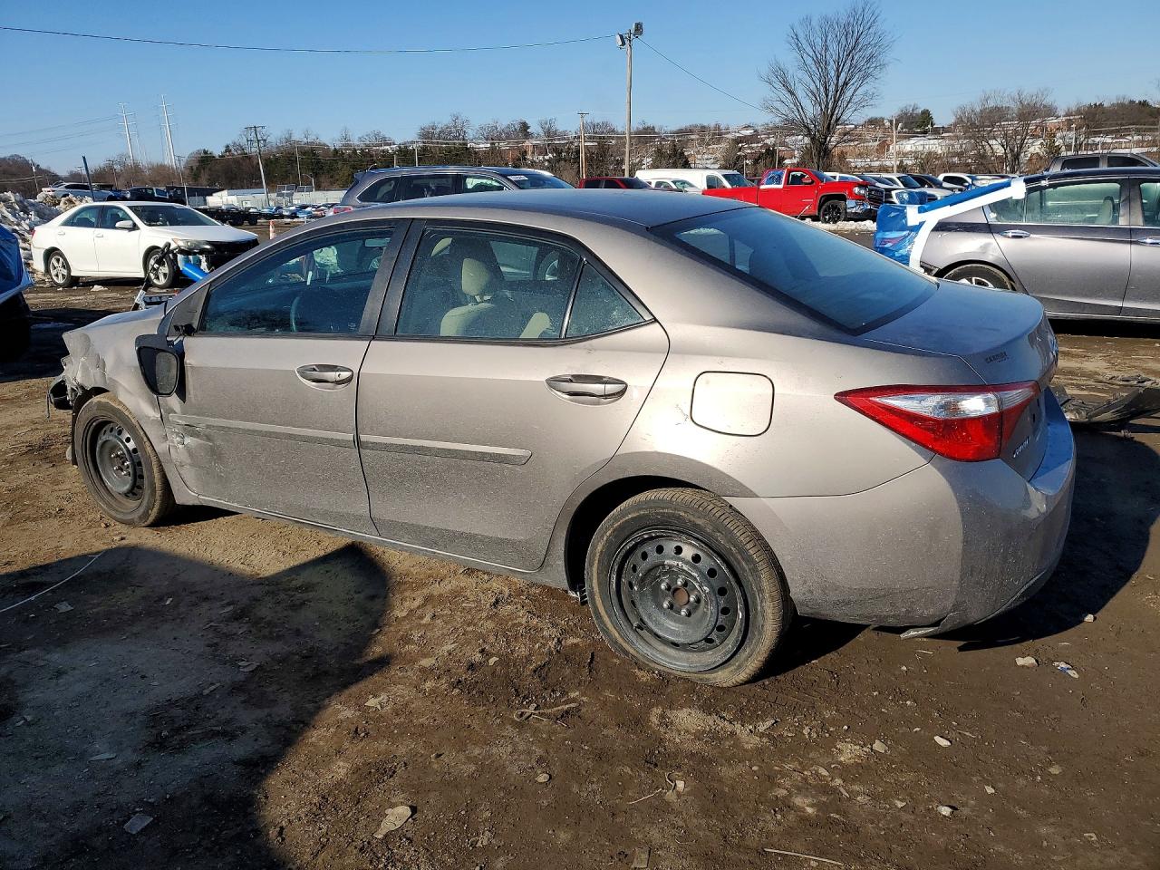 2016 Toyota Corolla Tan vin: 2T1BURHE1GC500606