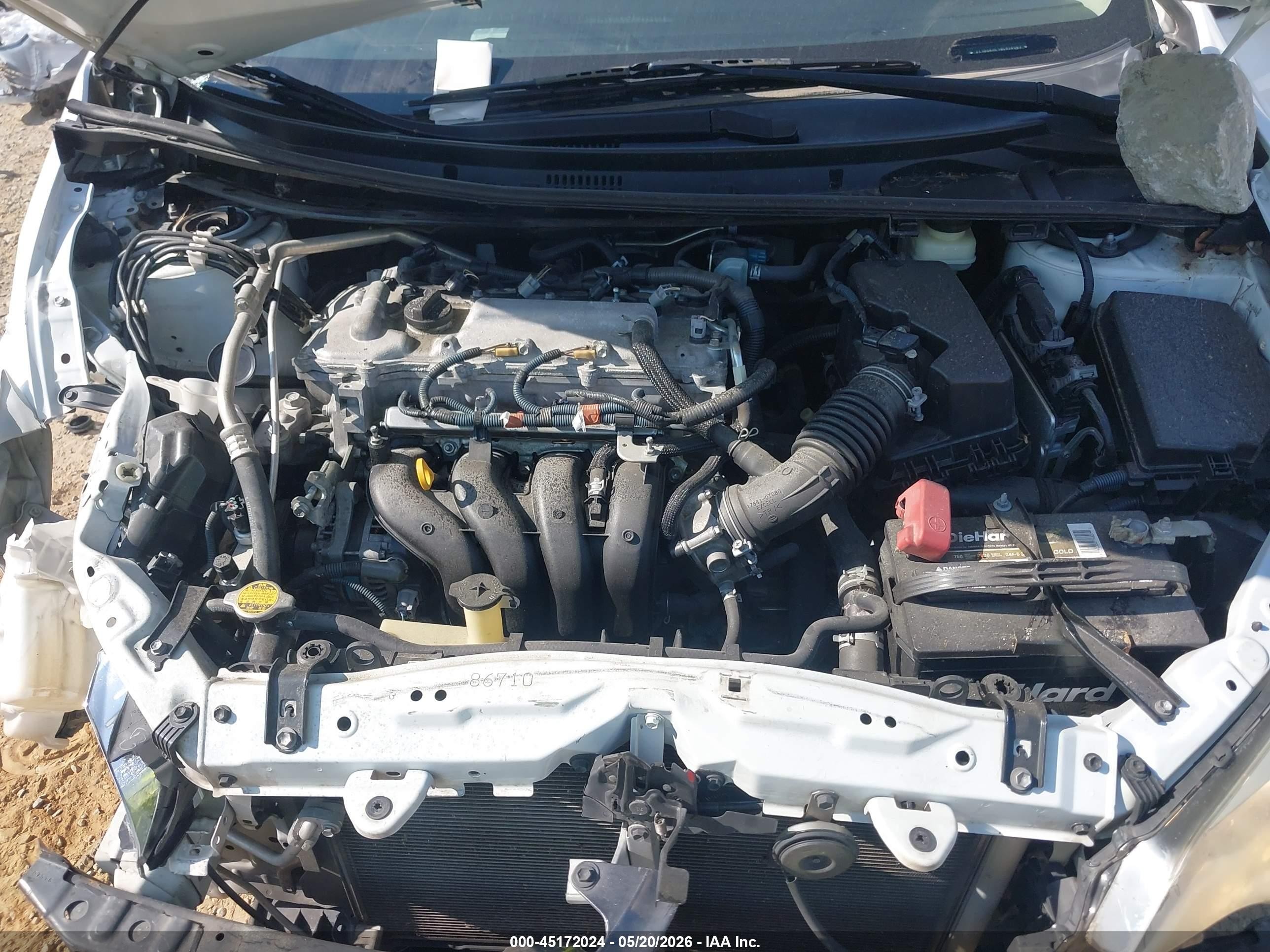 2016 Toyota Corolla Le White vin: 2T1BURHE1GC656063