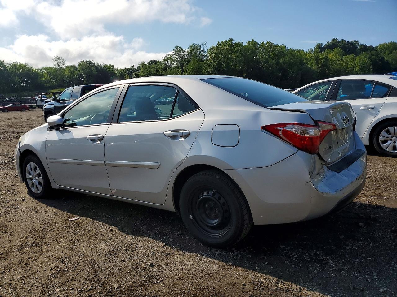 2016 Toyota Corolla L Silver vin: 2T1BURHE1GC706038