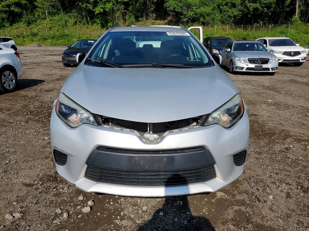 2016 Toyota Corolla L Silver vin: 2T1BURHE1GC706038