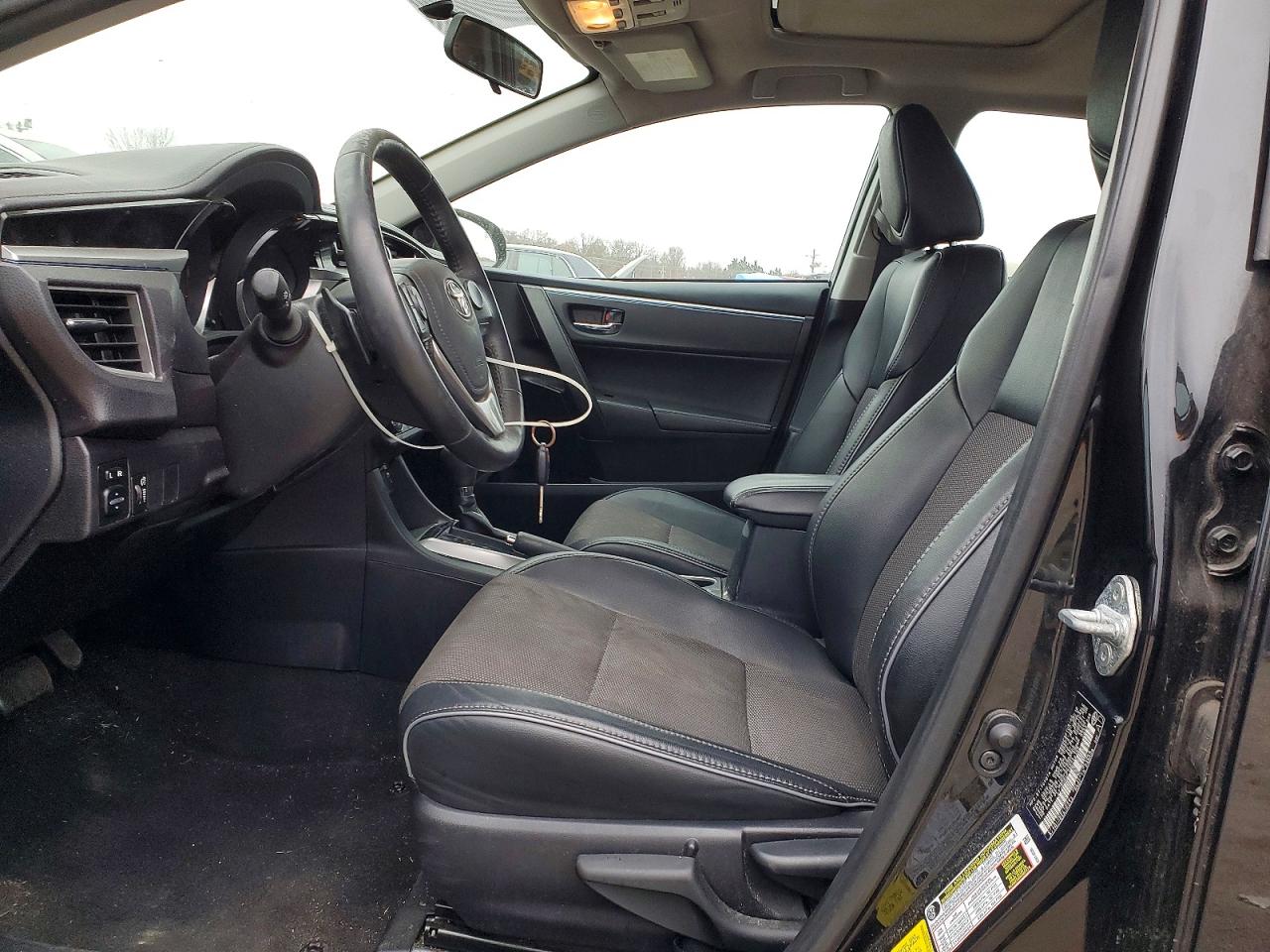 2016 Toyota Corolla S Plus Black vin: 2T1BURHE1GC742182