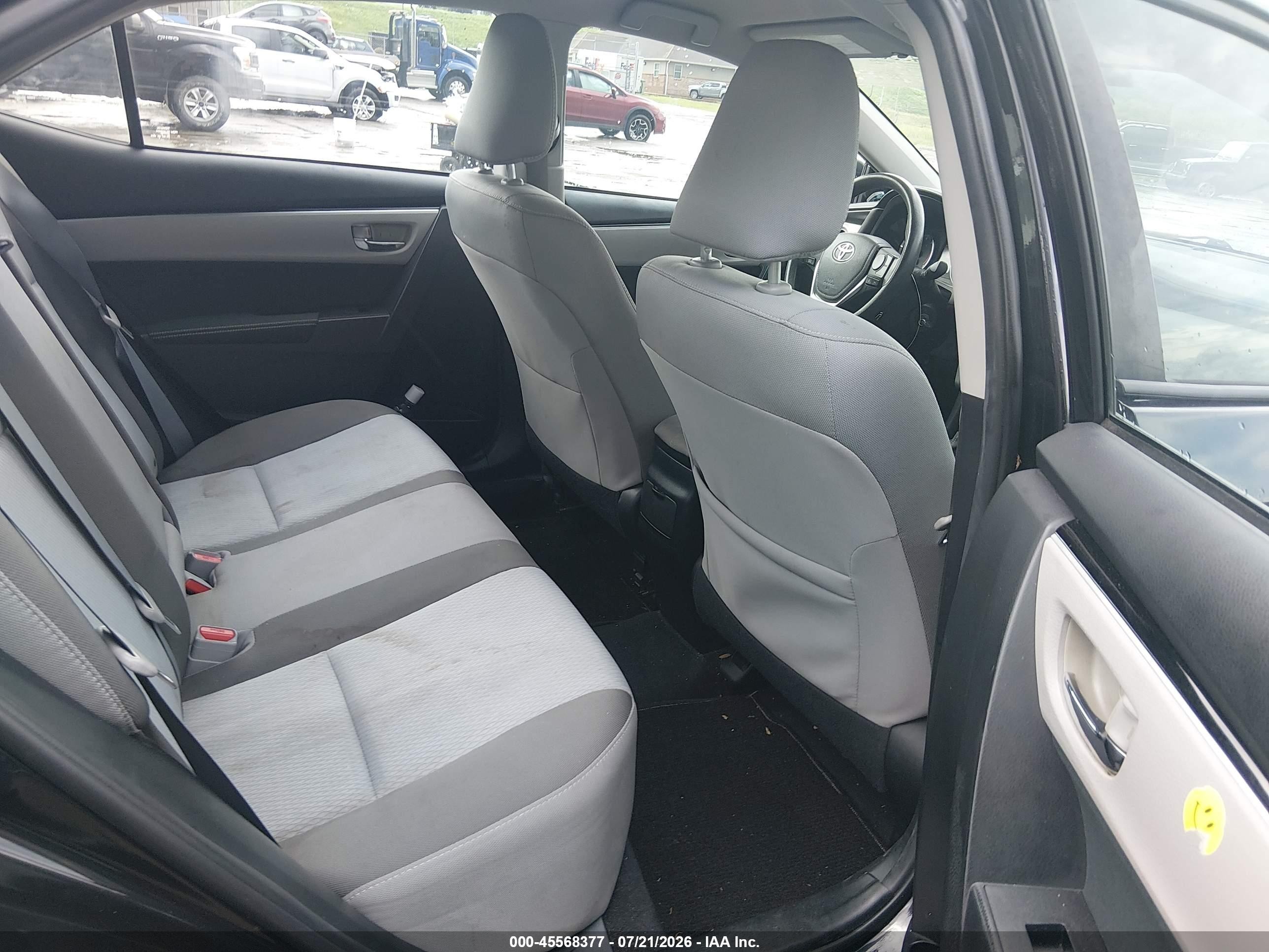 2017 Toyota Corolla Le Gray vin: 2T1BURHE1HC767794