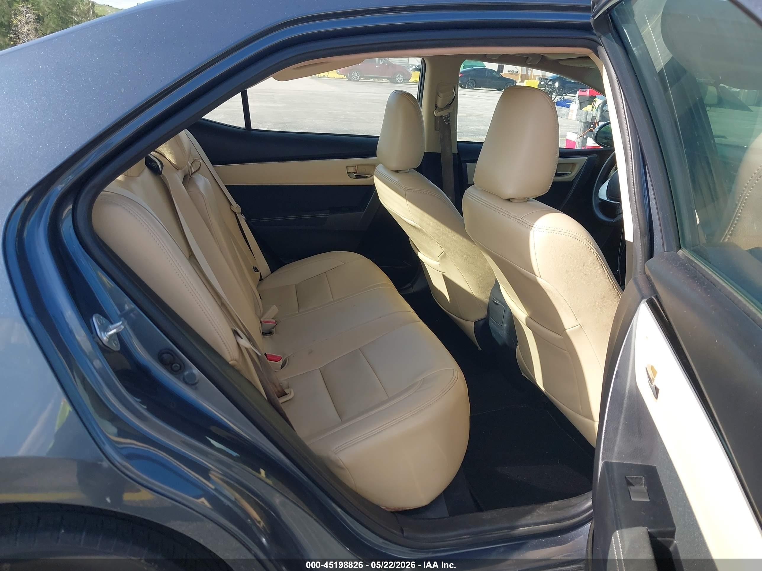 2017 Toyota Corolla Le Dark Blue vin: 2T1BURHE1HC775930