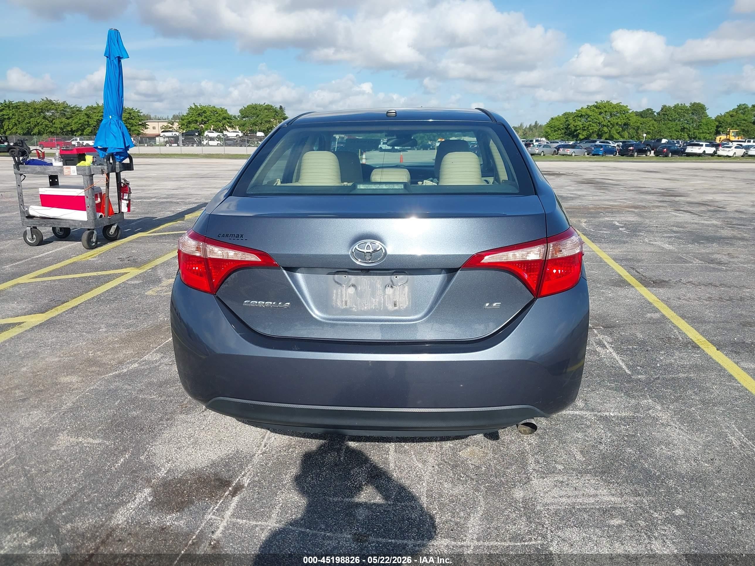 2017 Toyota Corolla Le Dark Blue vin: 2T1BURHE1HC775930