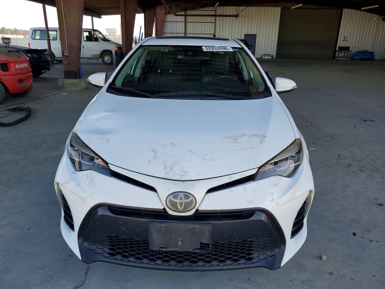 2017 Toyota Corolla Se White vin: 2T1BURHE1HC807727