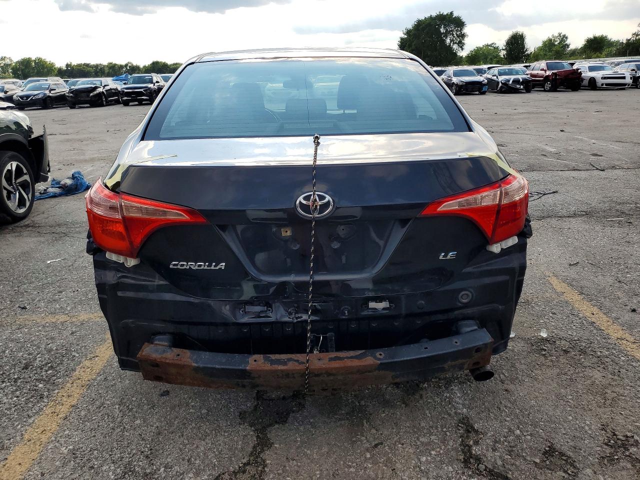 2017 Toyota Corolla Le Black vin: 2T1BURHE1HC887983