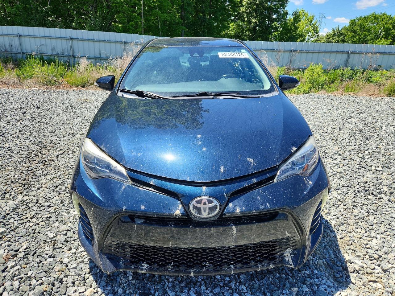 2017 Toyota Corolla Se Blue vin: 2T1BURHE1HC902742