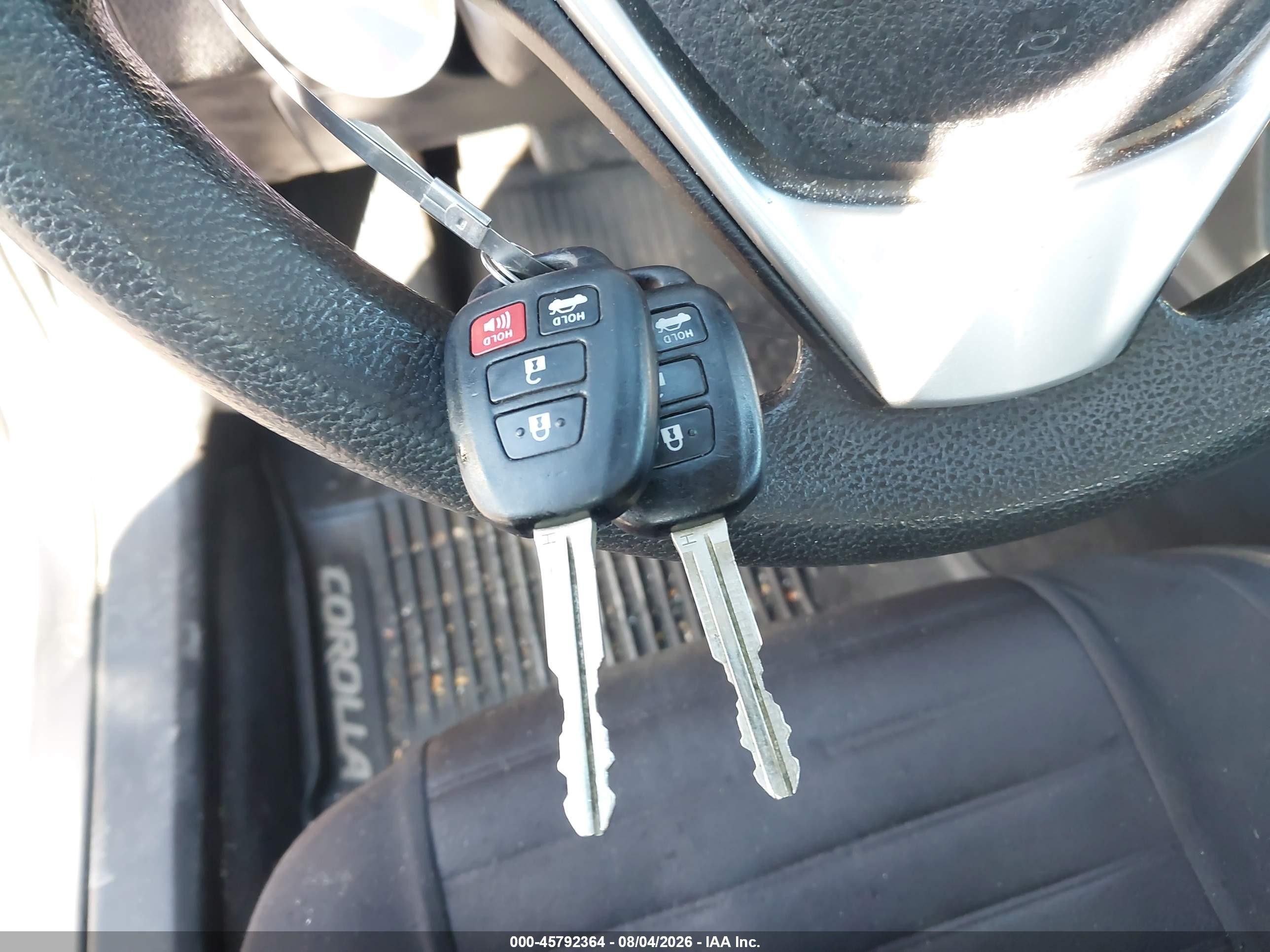 2017 Toyota Corolla Le Серый vin: 2T1BURHE1HC938169