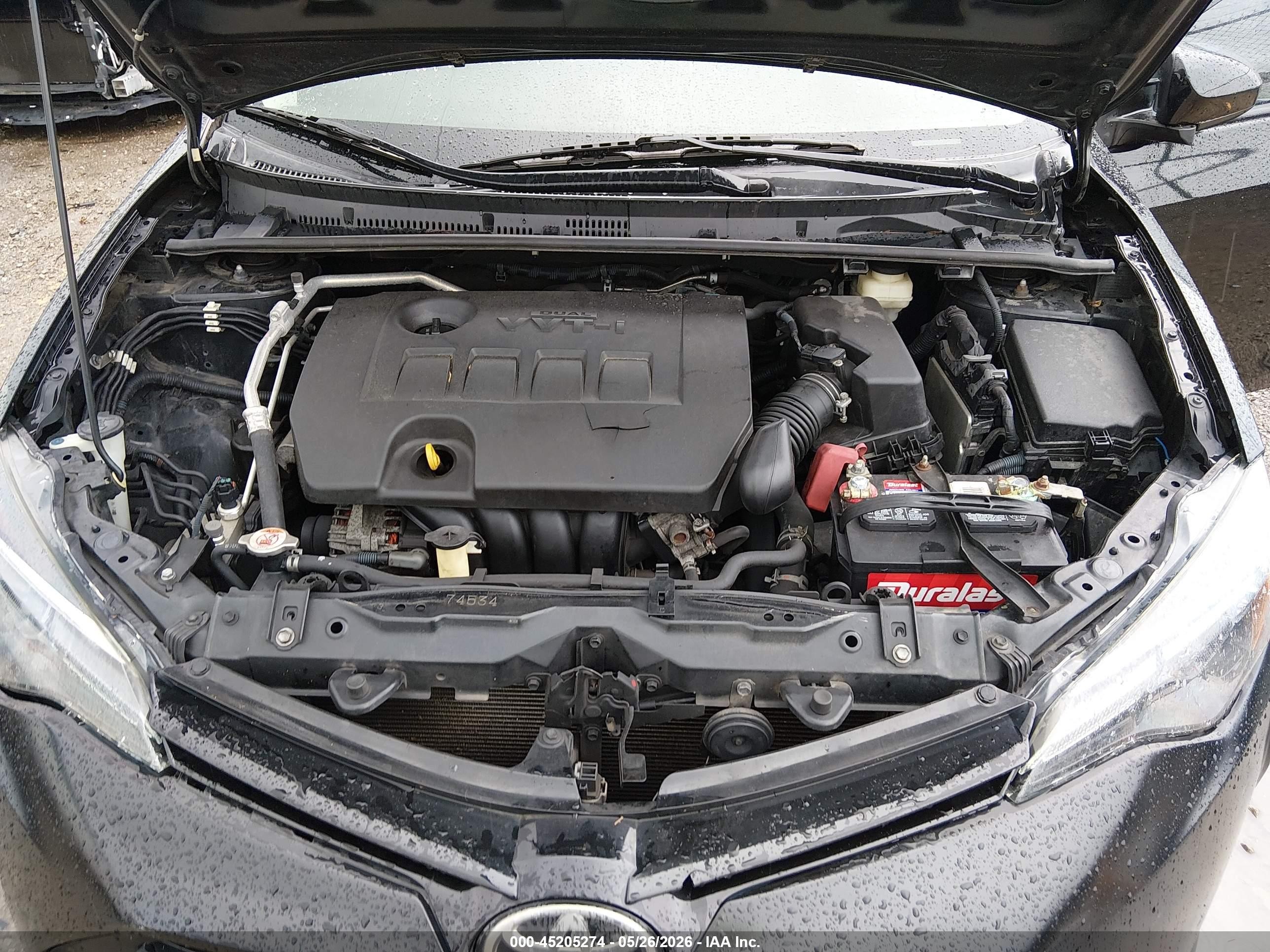 2017 Toyota Corolla Le Black vin: 2T1BURHE1HC943887