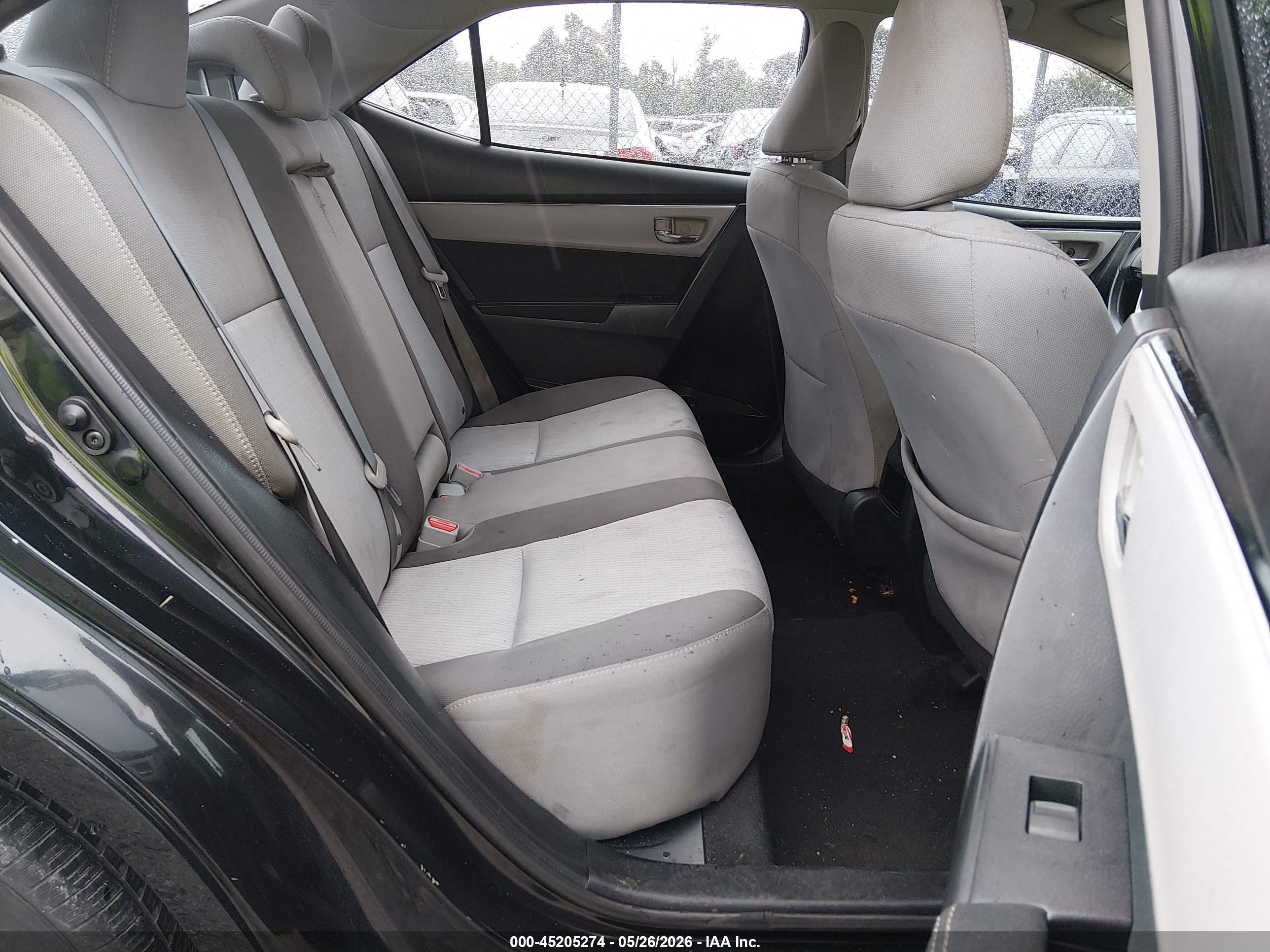 2017 Toyota Corolla Le Black vin: 2T1BURHE1HC943887