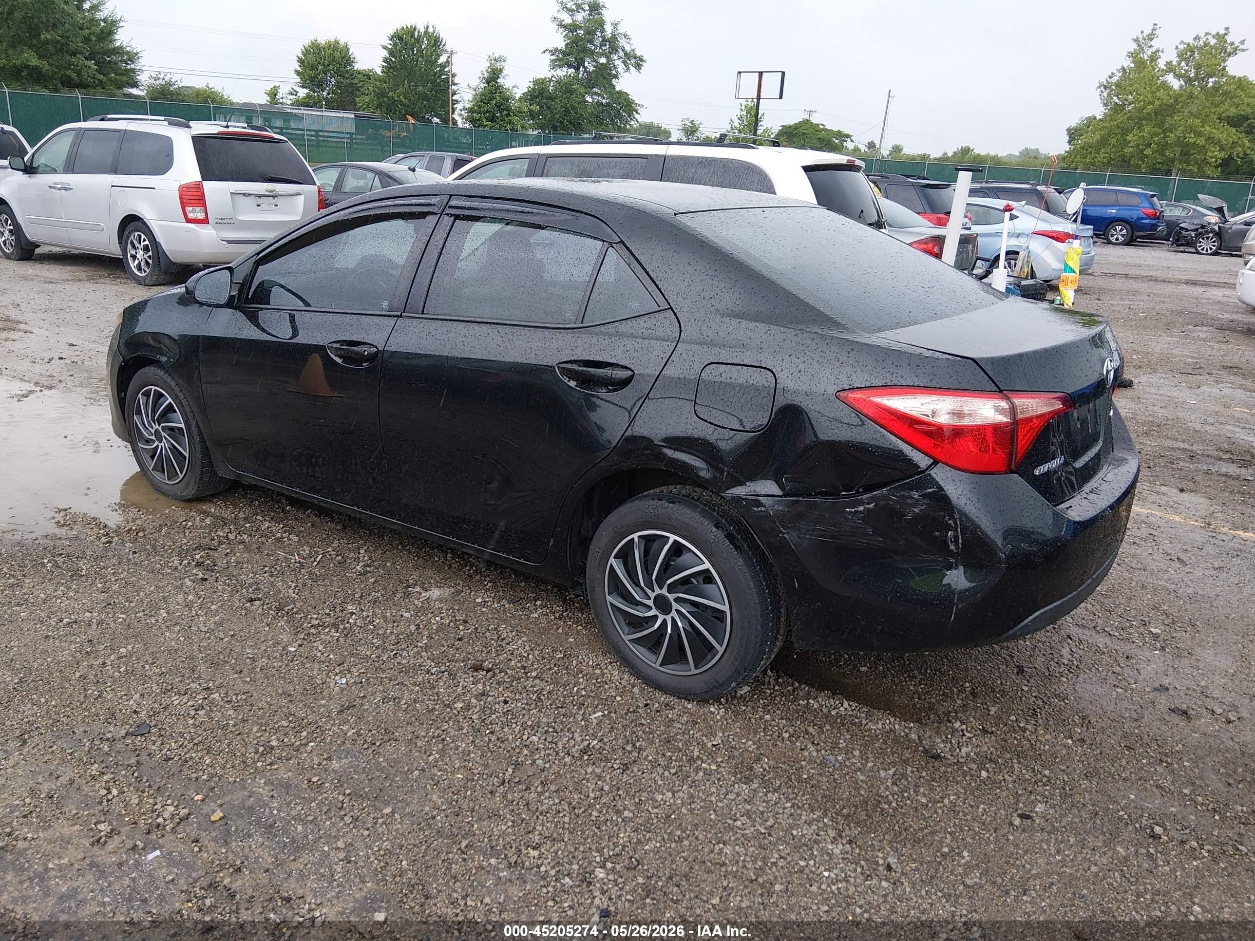 2017 Toyota Corolla Le Black vin: 2T1BURHE1HC943887
