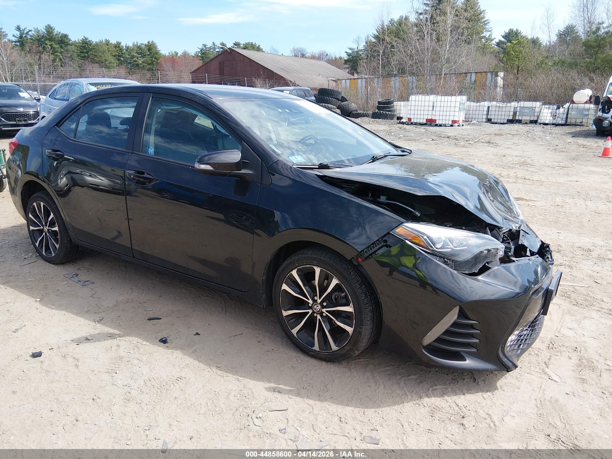 2019 Toyota Corolla Se Black vin: 2T1BURHE1KC164688