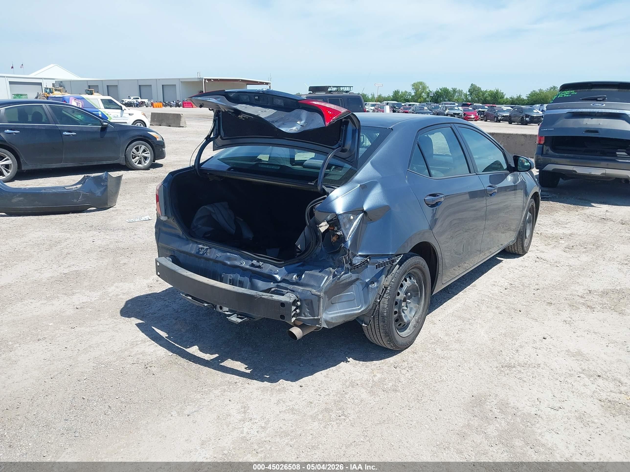 2019 Toyota Corolla Le Blue vin: 2T1BURHE1KC240071