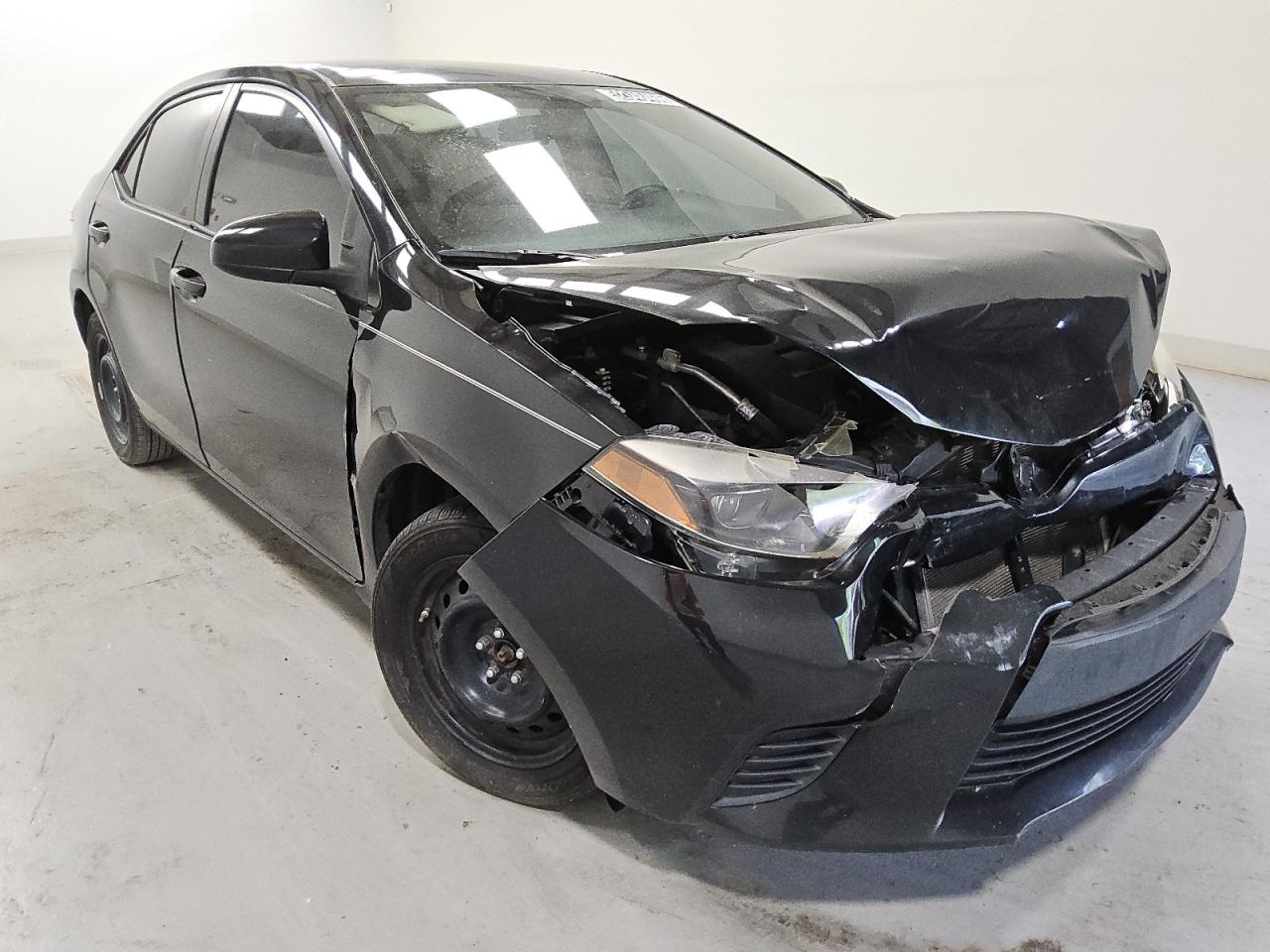 2014 Toyota Corolla Le Black vin: 2T1BURHE2EC006462 Damage: Right Head Lamp, Broken, Replacement Required