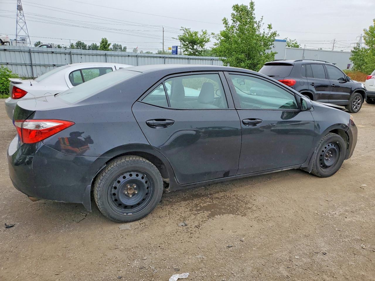 2014 Toyota Corolla L Black vin: 2T1BURHE2EC010267