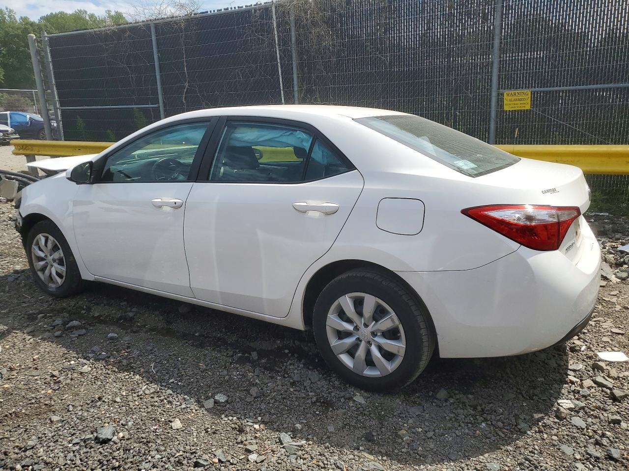 2014 Toyota Corolla Le White vin: 2T1BURHE2EC010818