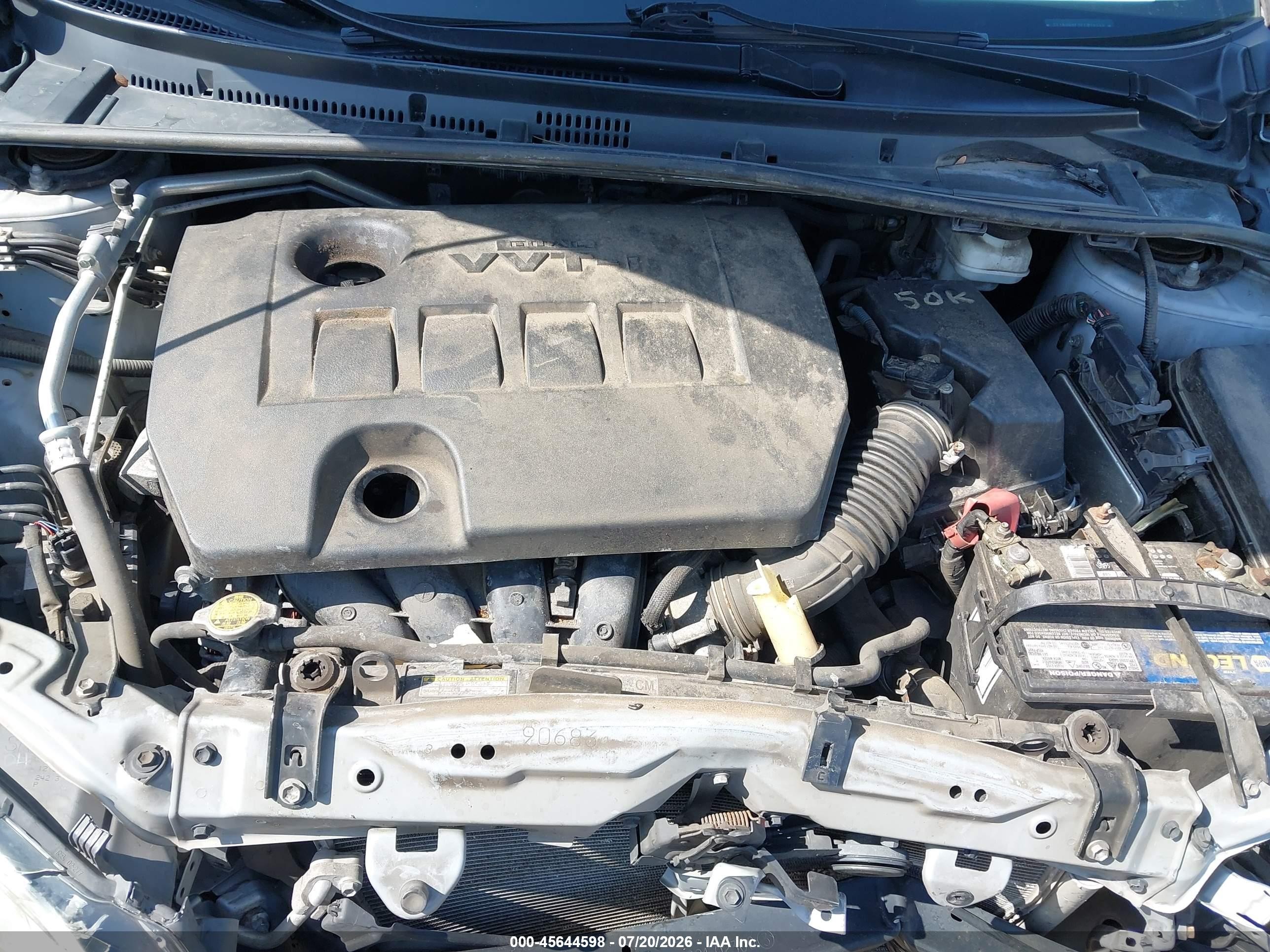 2014 Toyota Corolla S Silver vin: 2T1BURHE2EC018143