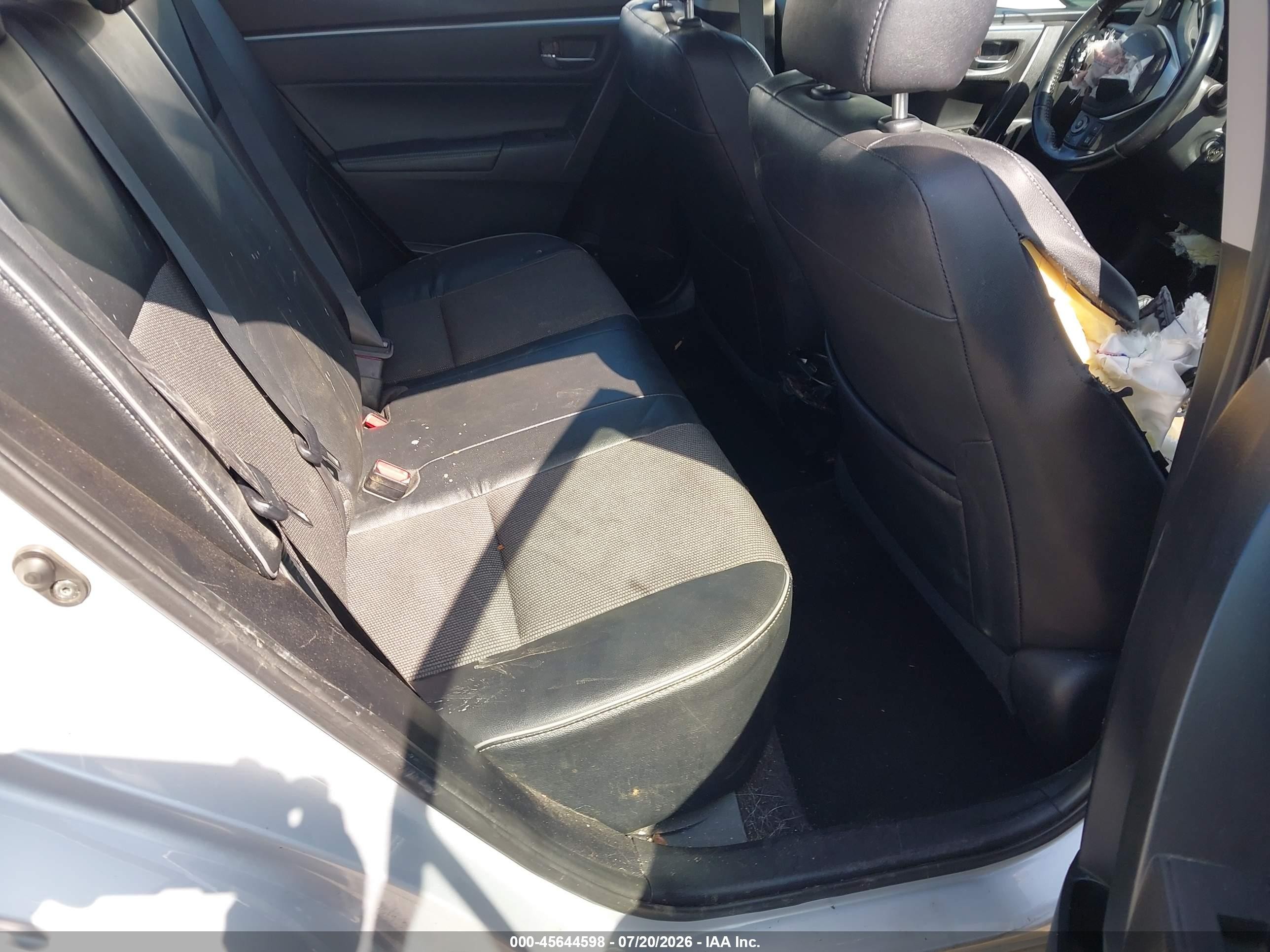 2014 Toyota Corolla S Silver vin: 2T1BURHE2EC018143