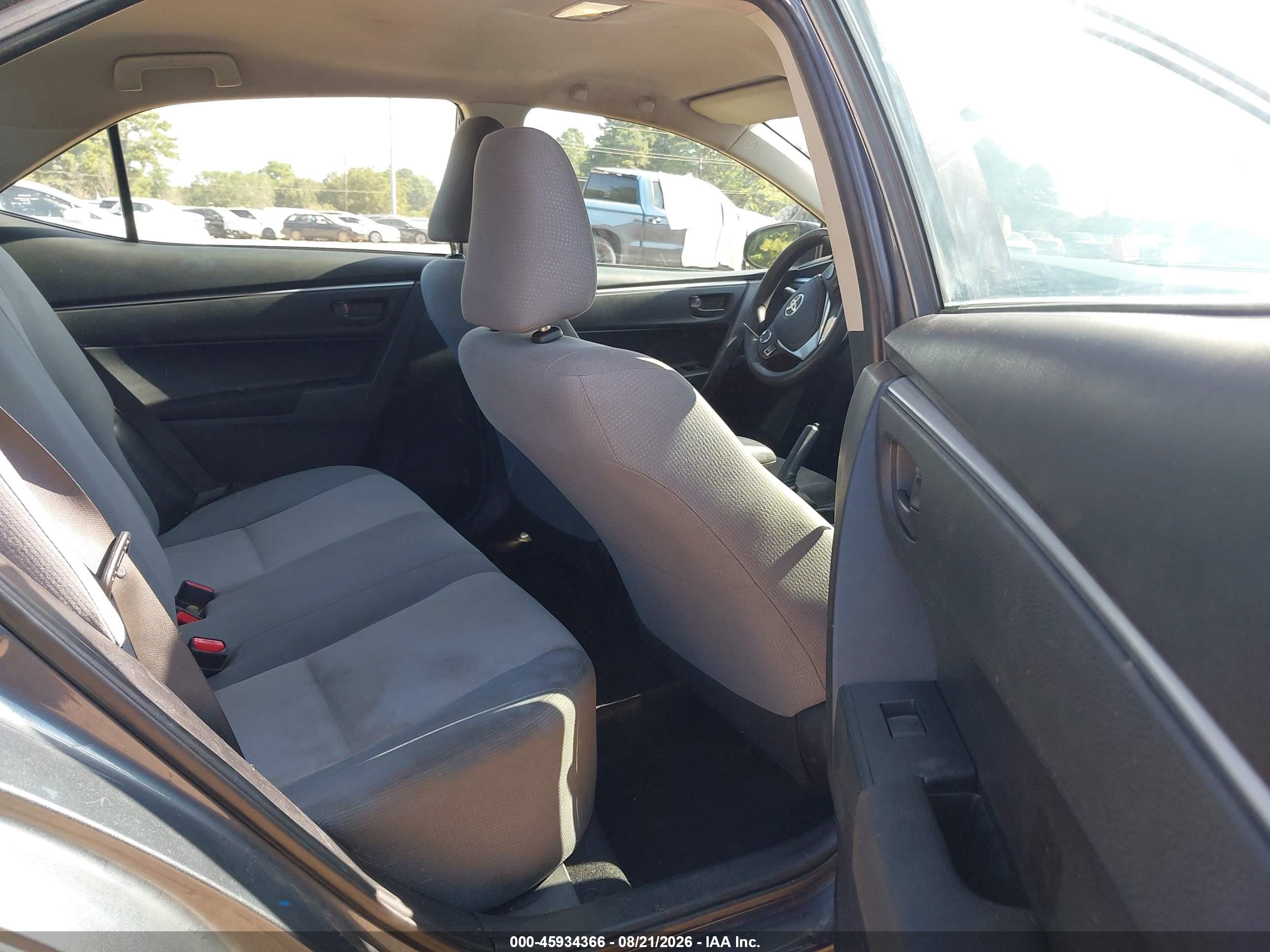 2014 Toyota Corolla L Gray vin: 2T1BURHE2EC028378