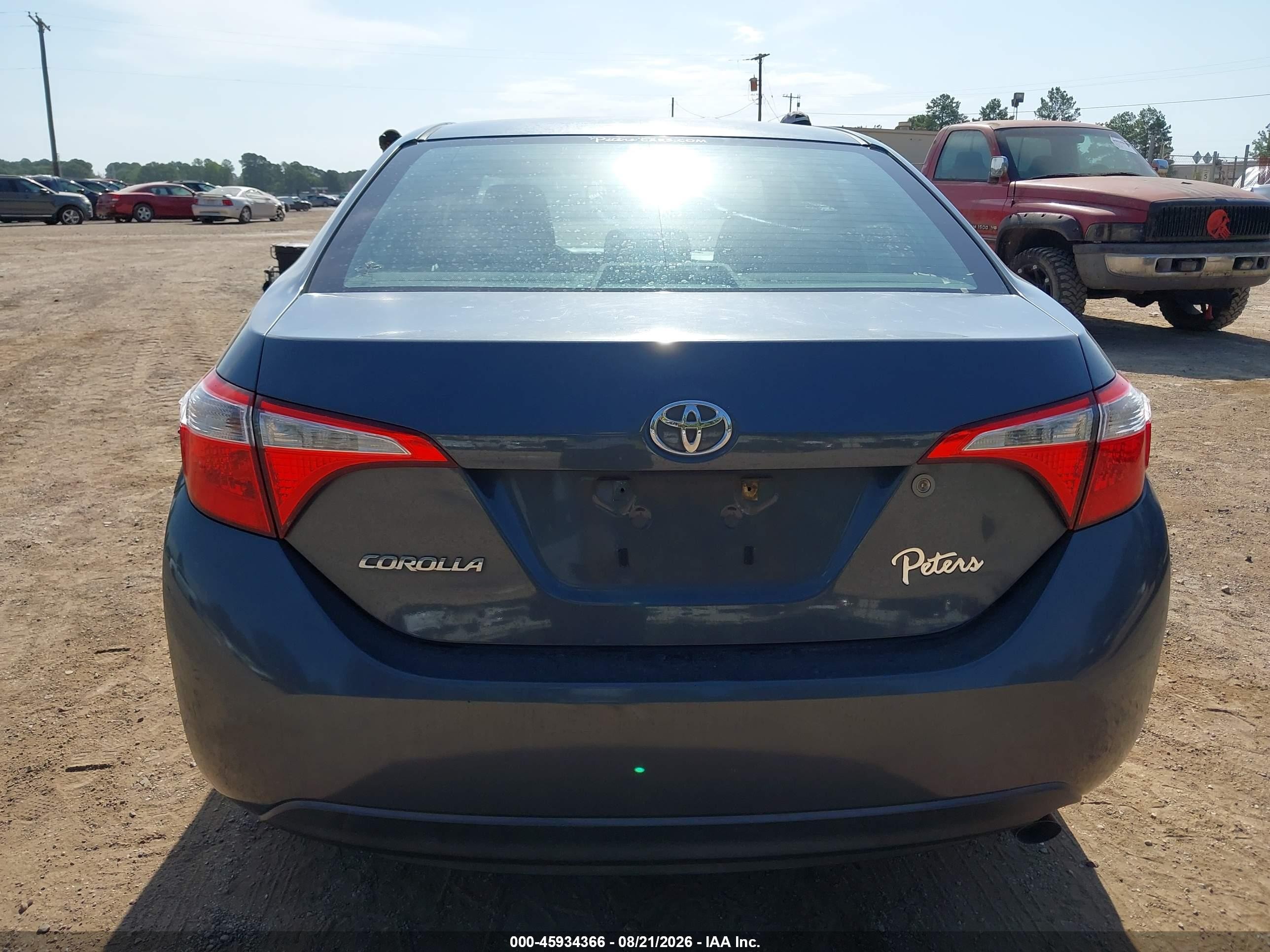 2014 Toyota Corolla L Gray vin: 2T1BURHE2EC028378