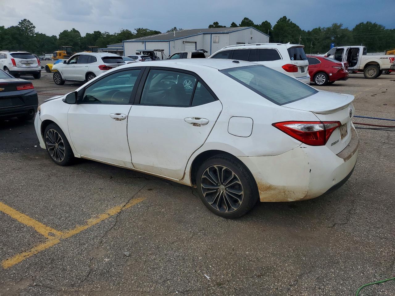 2014 Toyota Corolla S Plus Белый vin: 2T1BURHE2EC033094