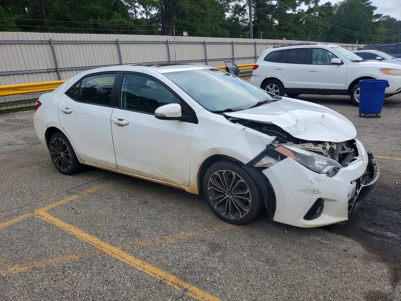 2014 Toyota Corolla S Plus Белый vin: 2T1BURHE2EC033094