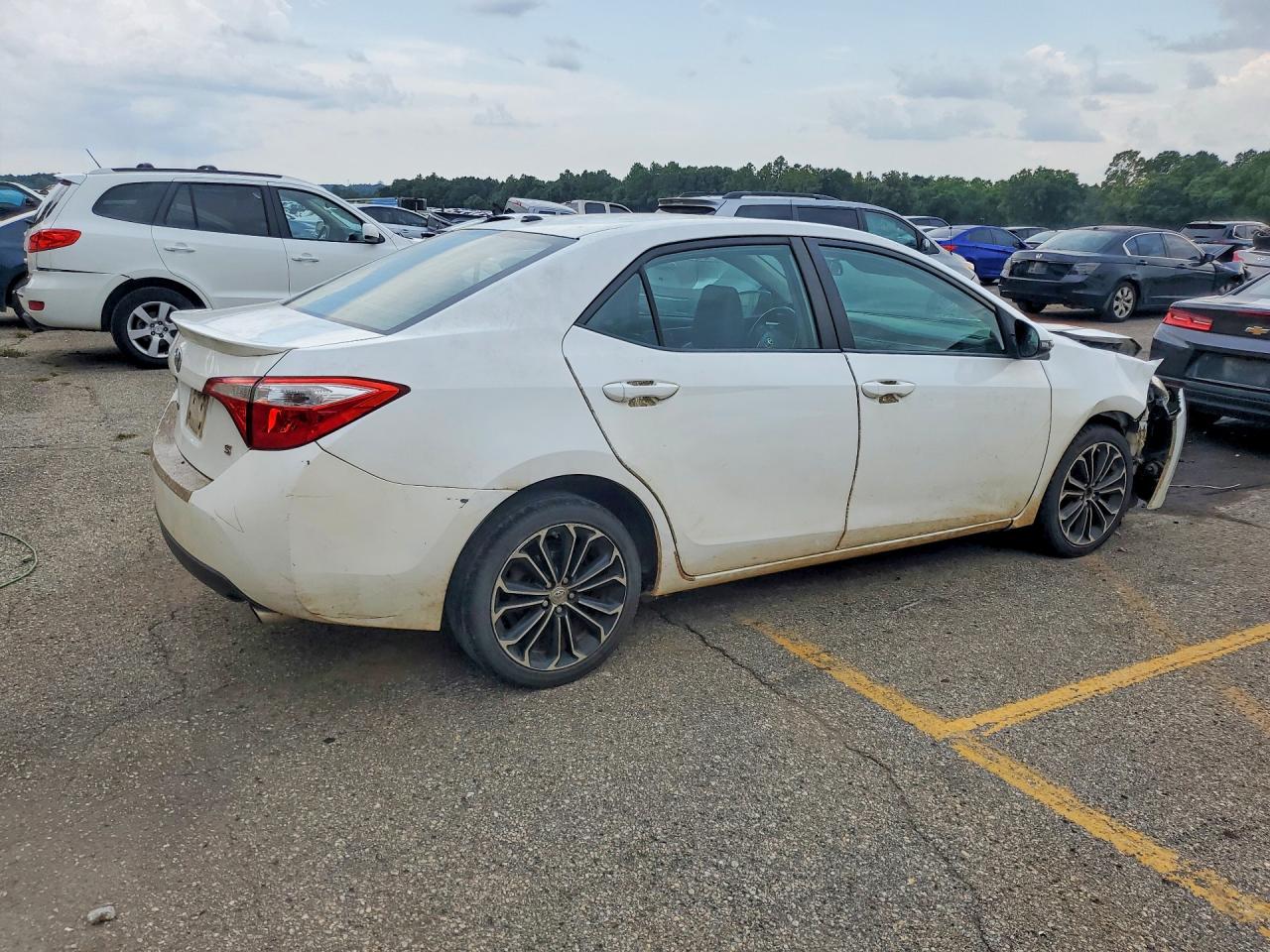 2014 Toyota Corolla S Plus Белый vin: 2T1BURHE2EC033094