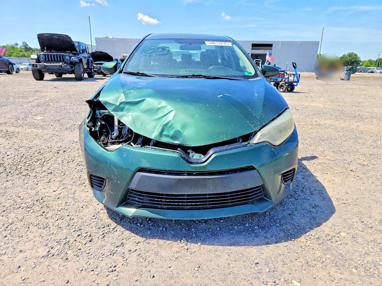 2014 Toyota Corolla Le Green vin: 2T1BURHE2EC036092