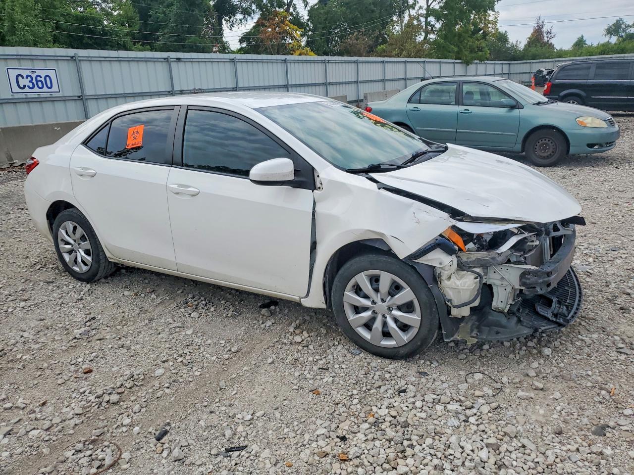 2014 Toyota Corolla Le Белый vin: 2T1BURHE2EC036268