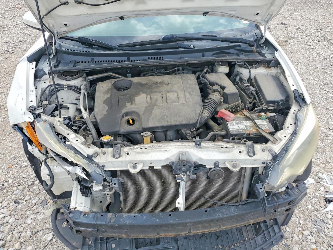 2014 Toyota Corolla Le Белый vin: 2T1BURHE2EC036268