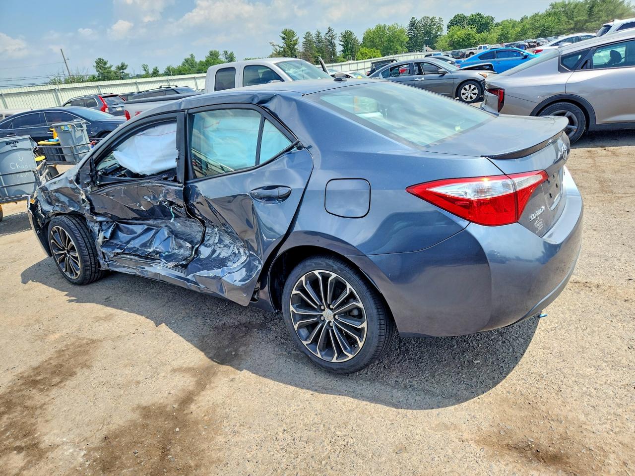 2014 Toyota Corolla S Premium Gray vin: 2T1BURHE2EC054057