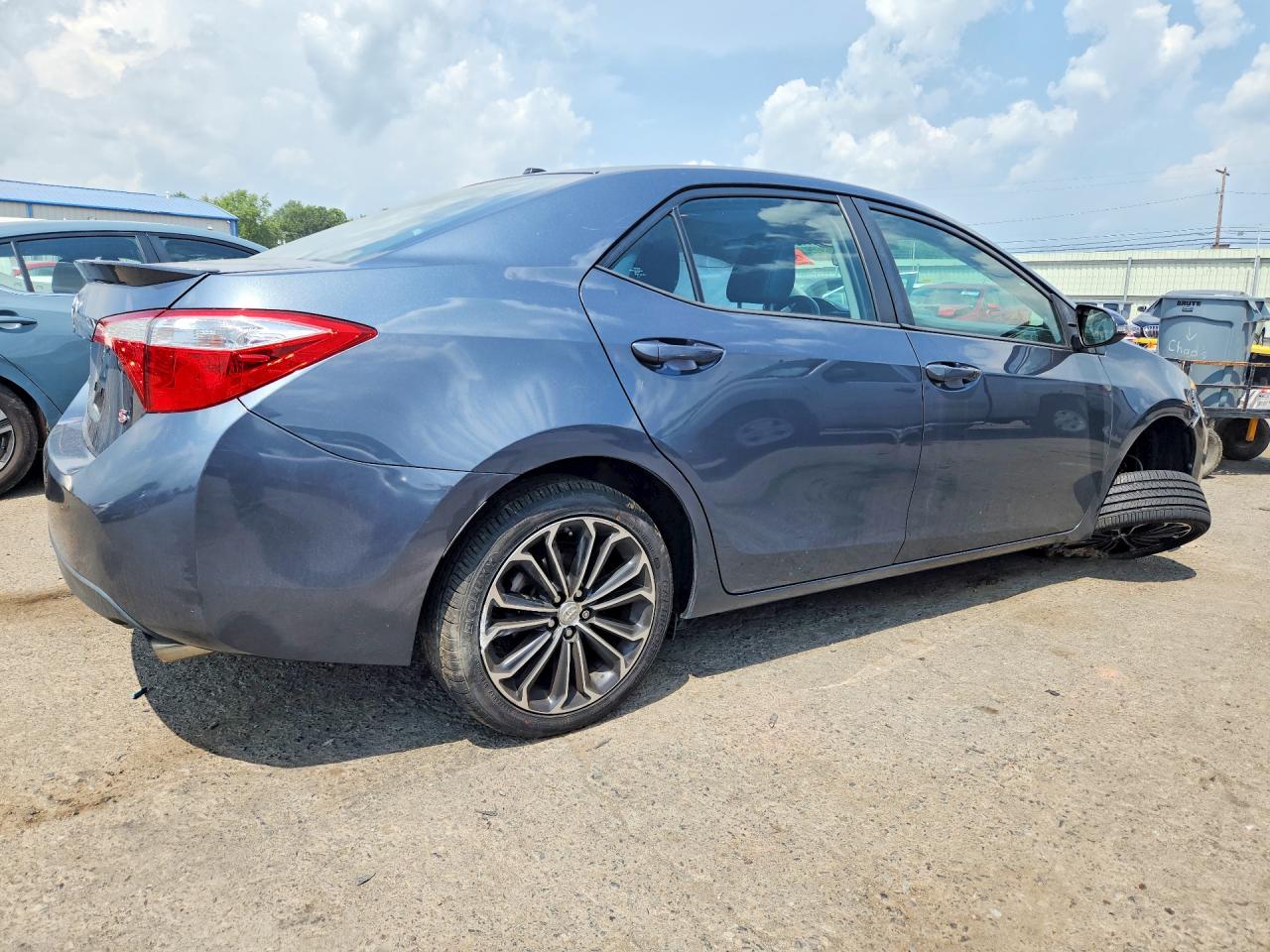2014 Toyota Corolla S Premium Gray vin: 2T1BURHE2EC054057