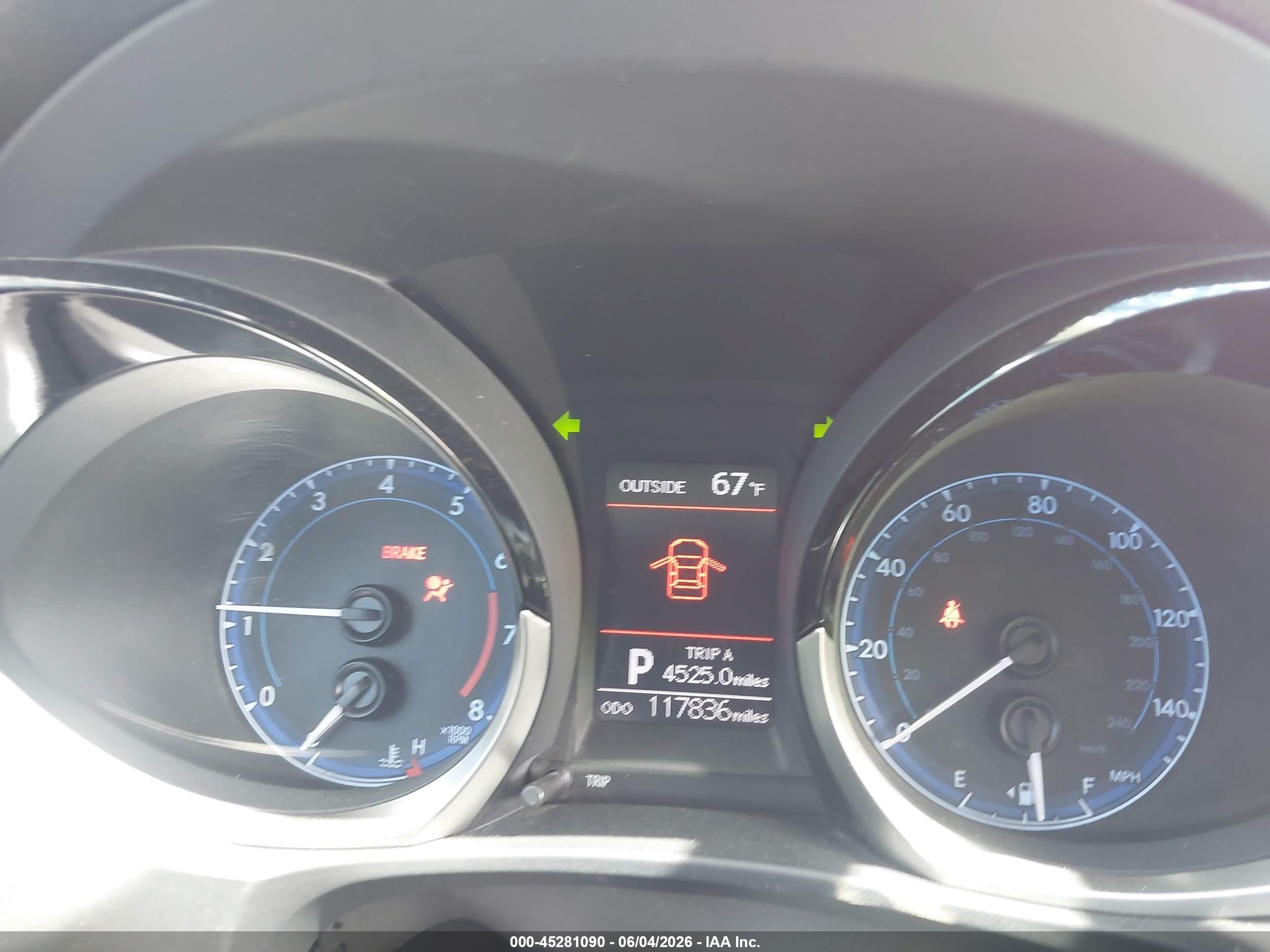 2014 Toyota Corolla S Plus Red vin: 2T1BURHE2EC055709