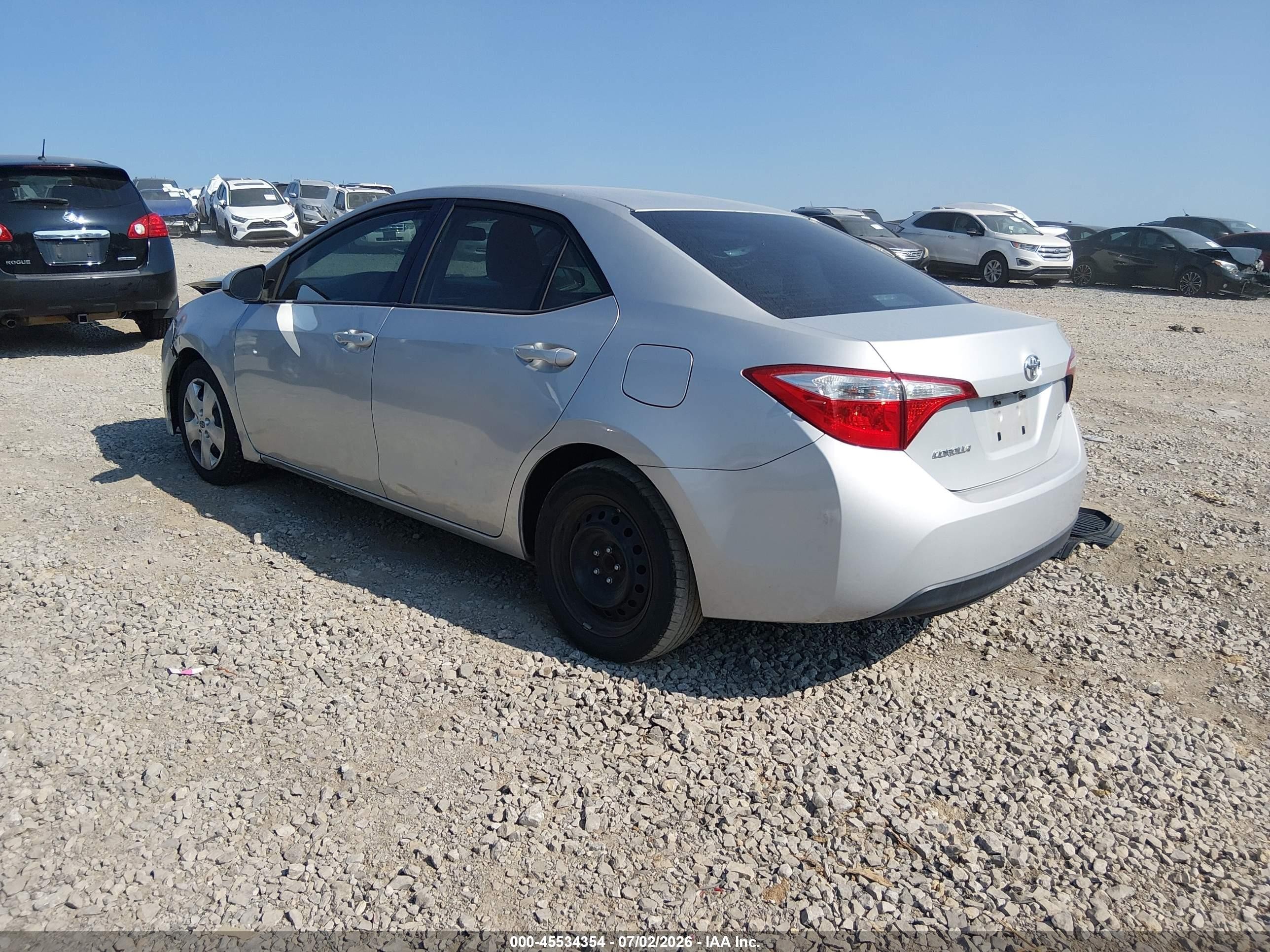 2014 Toyota Corolla Le Silver vin: 2T1BURHE2EC062952