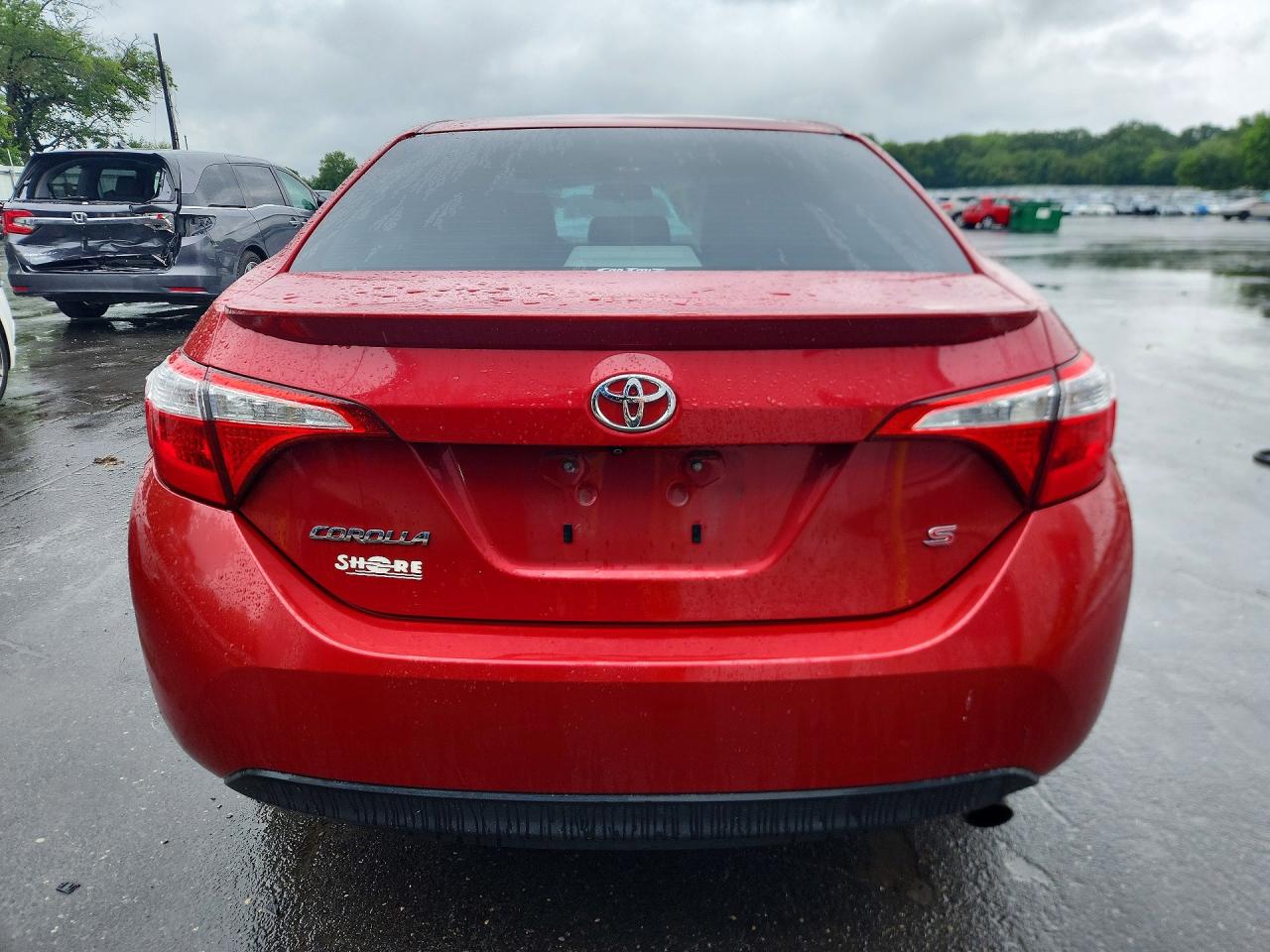 2014 Toyota Corolla S Plus Красный vin: 2T1BURHE2EC063180