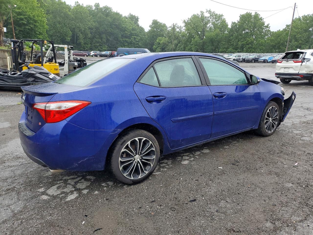 2014 Toyota Corolla S Plus Blue vin: 2T1BURHE2EC066810
