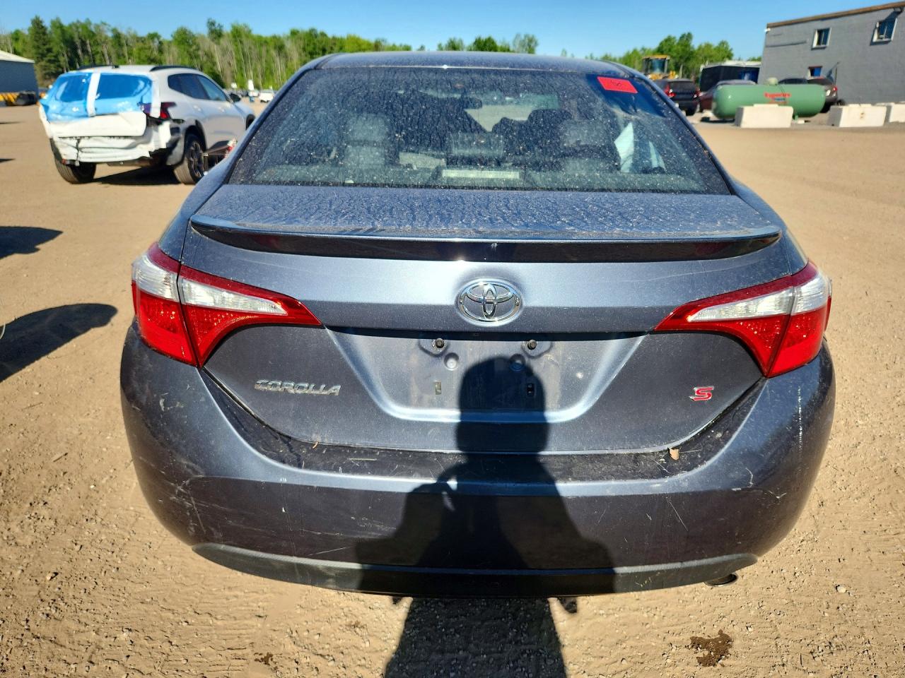 2014 Toyota Corolla L Gray vin: 2T1BURHE2EC067441