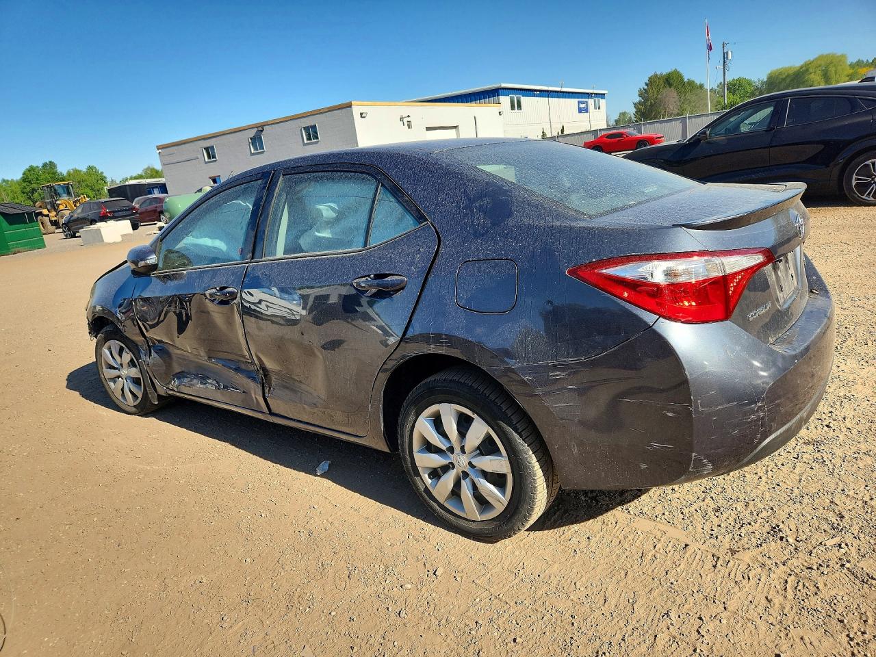 2014 Toyota Corolla L Gray vin: 2T1BURHE2EC067441