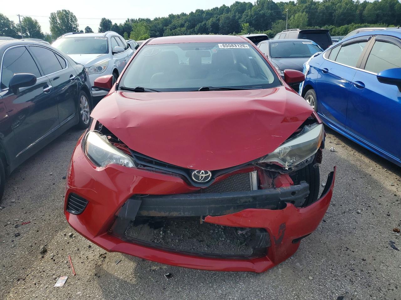 2014 Toyota Corolla Le Red vin: 2T1BURHE2EC068461