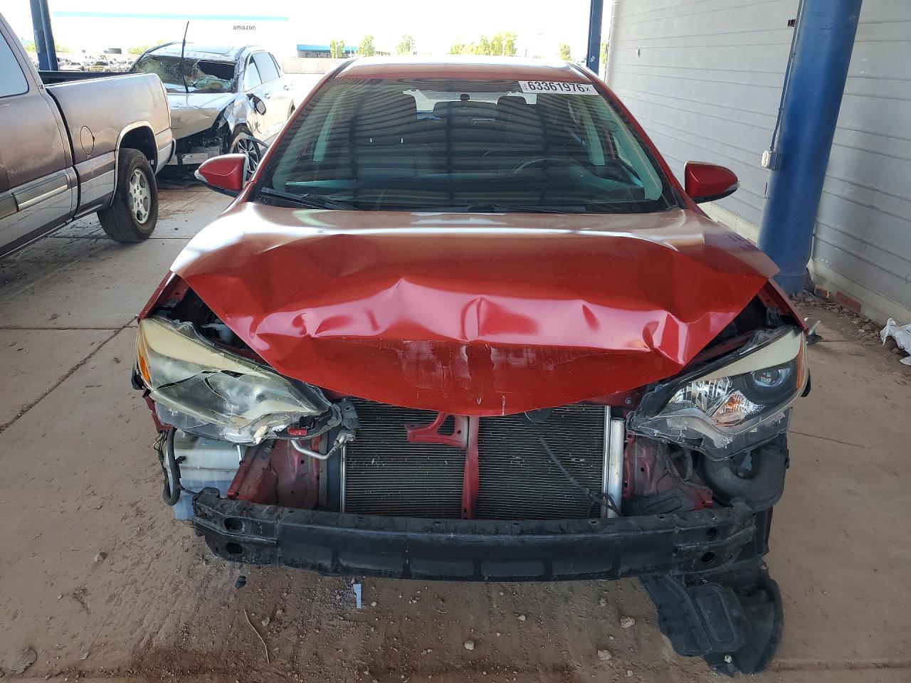 2014 Toyota Corolla S Plus Red vin: 2T1BURHE2EC070162