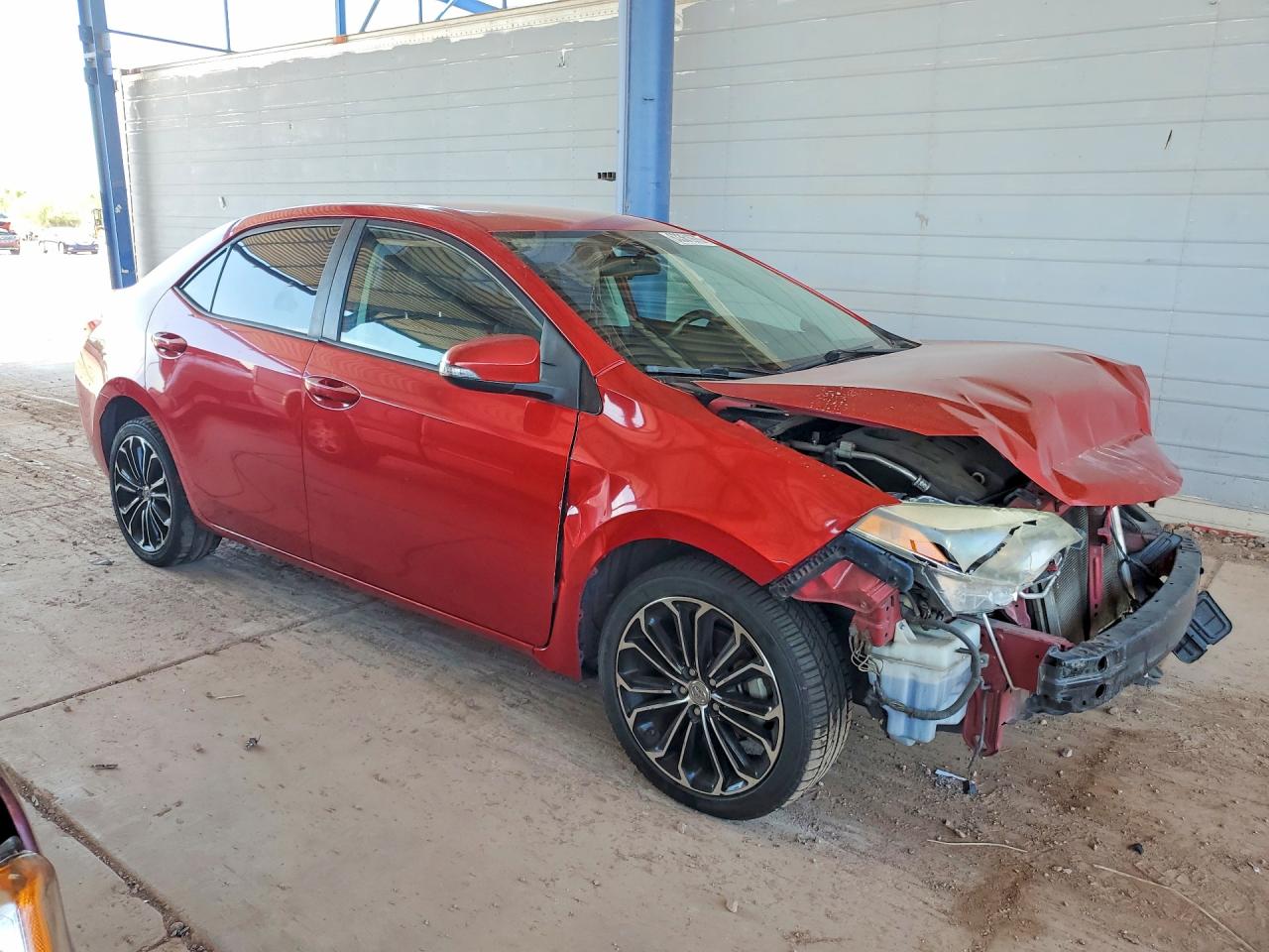 2014 Toyota Corolla S Plus Red vin: 2T1BURHE2EC070162