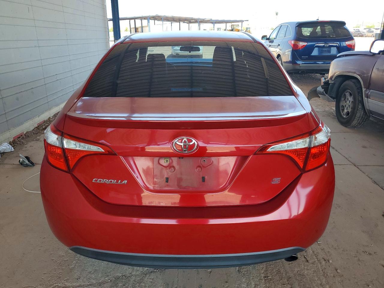 2014 Toyota Corolla S Plus Red vin: 2T1BURHE2EC070162