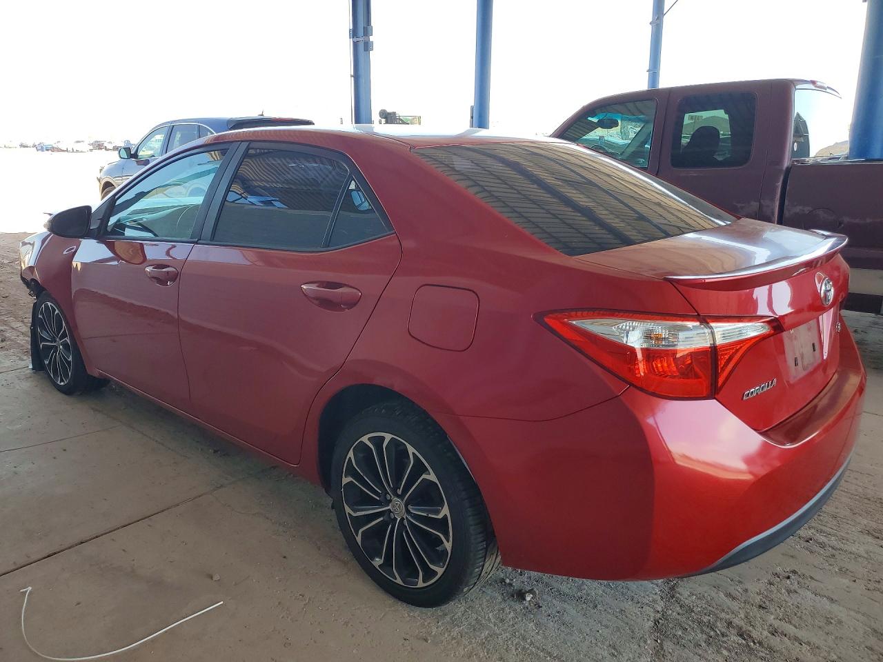 2014 Toyota Corolla S Plus Red vin: 2T1BURHE2EC070162