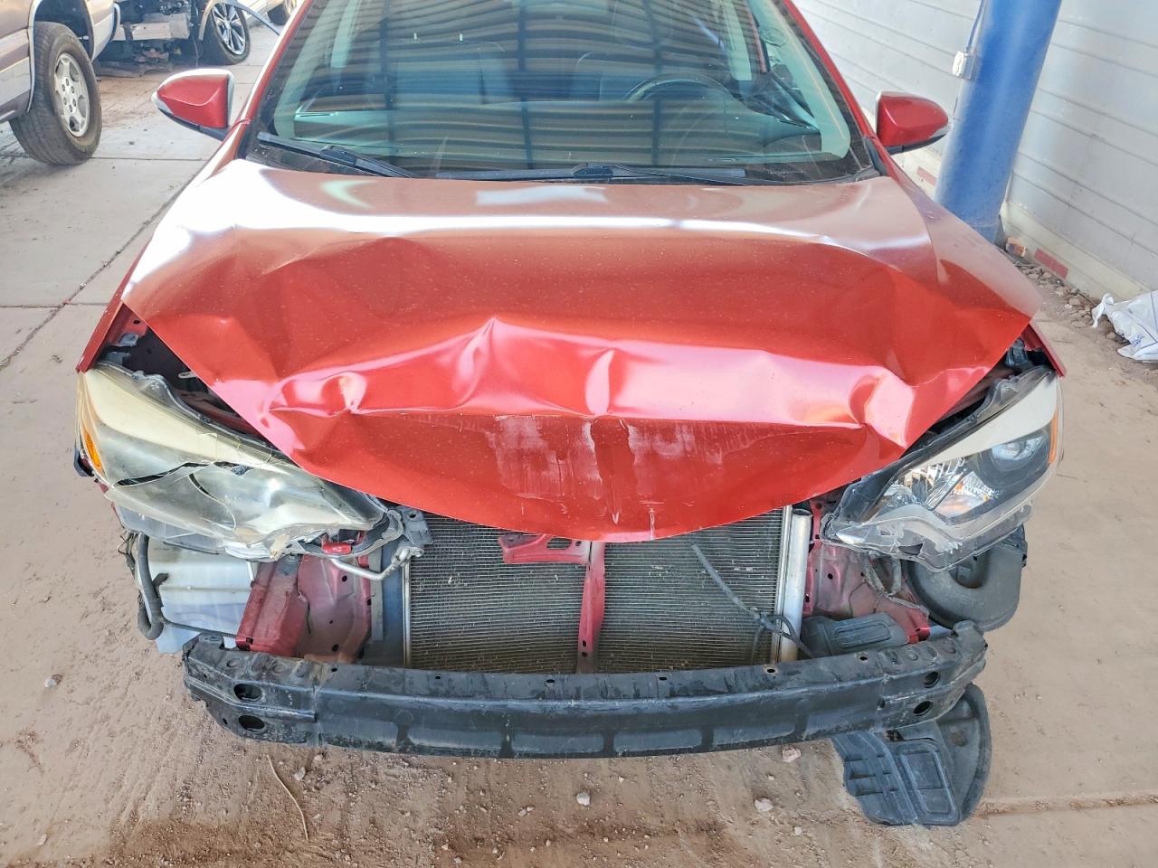 2014 Toyota Corolla S Plus Red vin: 2T1BURHE2EC070162