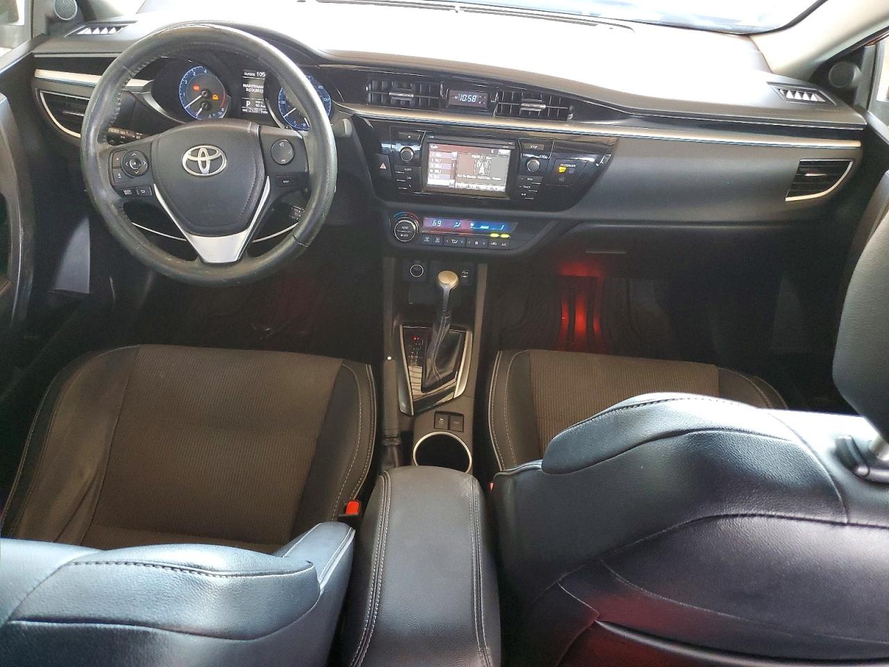 2014 Toyota Corolla S Plus Red vin: 2T1BURHE2EC070162