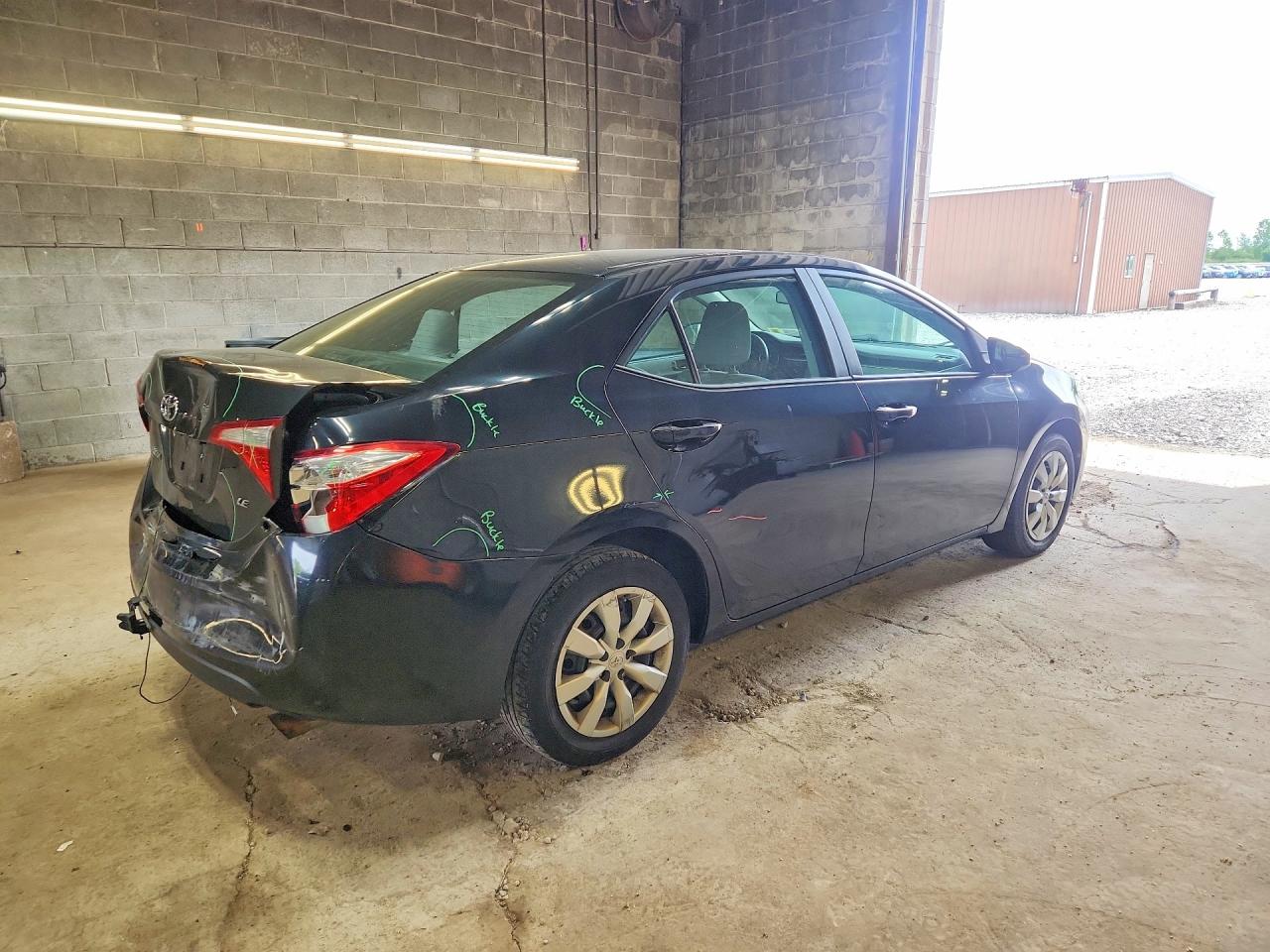 2014 Toyota Corolla Le Black vin: 2T1BURHE2EC074356