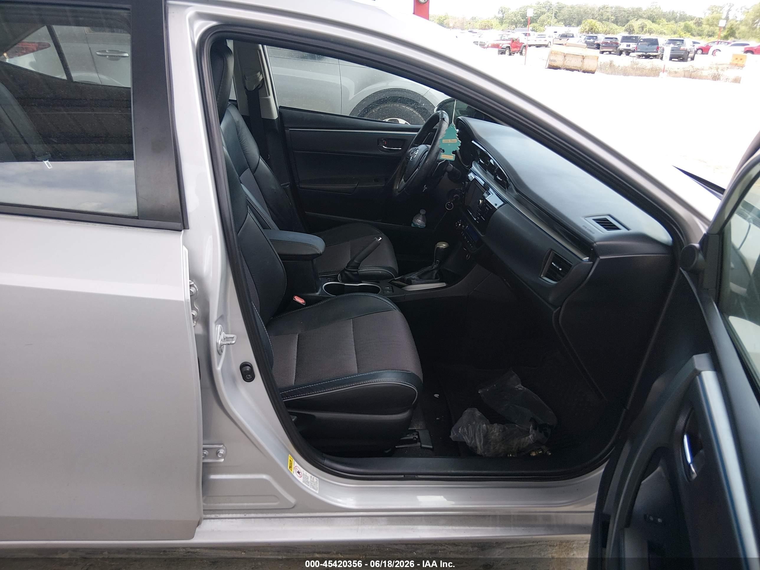 2014 Toyota Corolla S Plus Gray vin: 2T1BURHE2EC079265